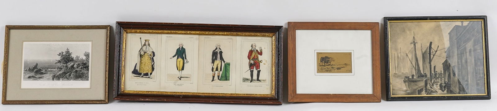 (4) ART PIECES INCLUDING R. MARSH (1 of 8)