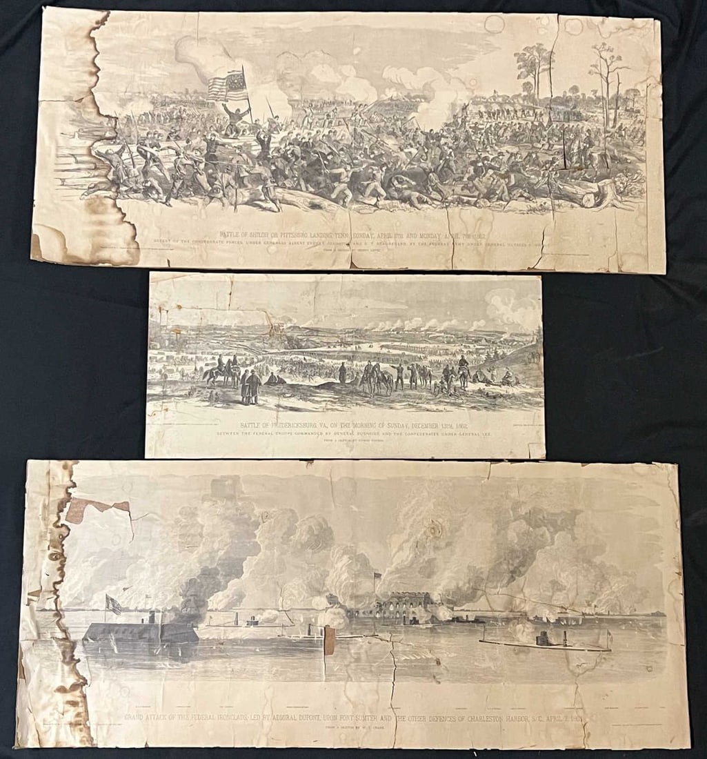 (3) LARGE CIVIL WAR PRINTS (1 of 19)