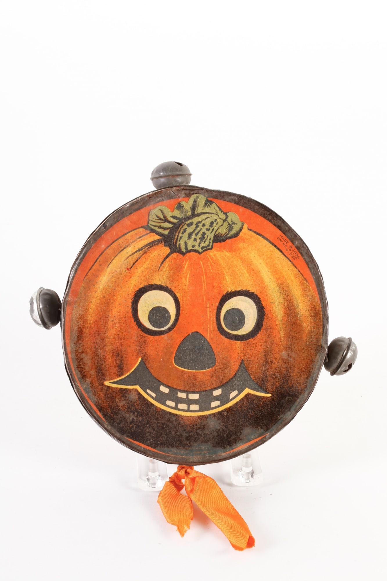 VINTAGE HALLOWEEN PUMPKIN TAMBORINE (1 of 12)
