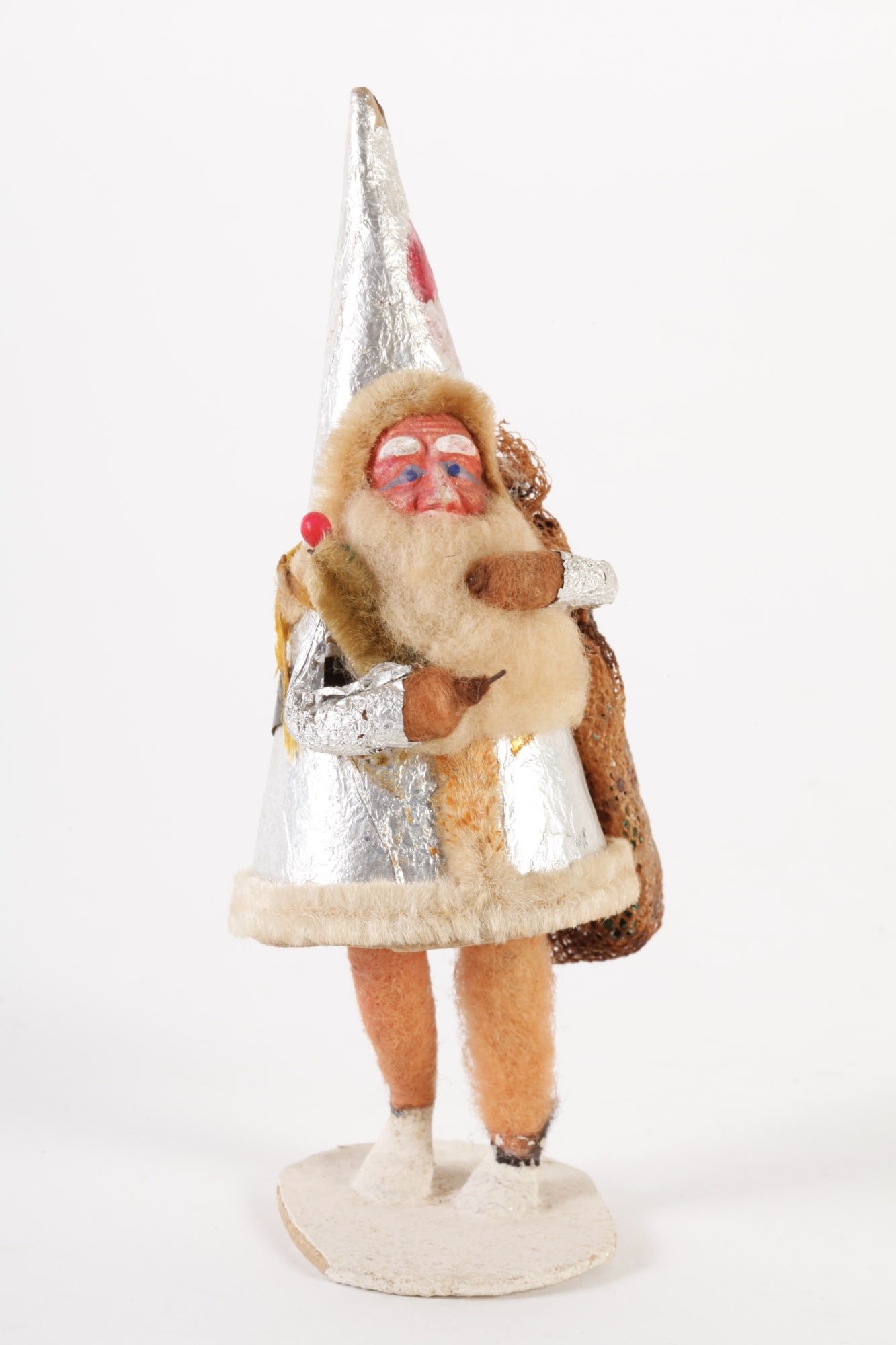 VINTAGE ST. NICHOLAS CHRISTMAS FIGURE: Probably Germany. 5 1/2 inches tall.