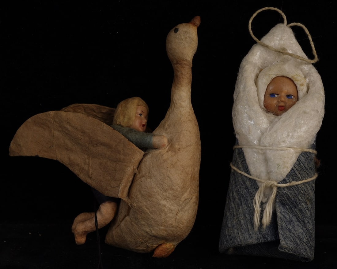 (2) VINTAGE SOVIET CHRISTMAS TREE ORNAMENTS (1 of 9)