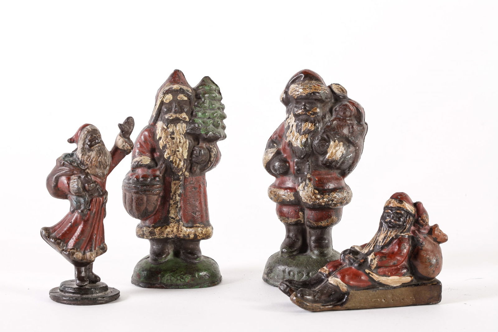 (4) PAINTED LEAD ST. NICHOLAS FIGURES (1 of 20)