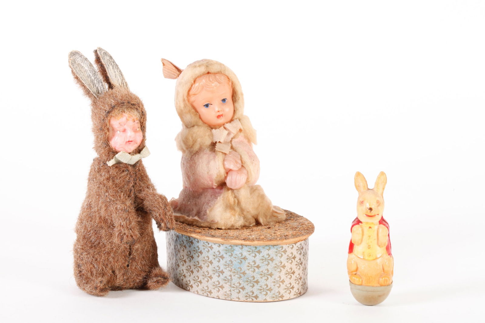 GROUP OF (3) VINTAGE CHRISTMAS/EASTER FIGURES (1 of 20)