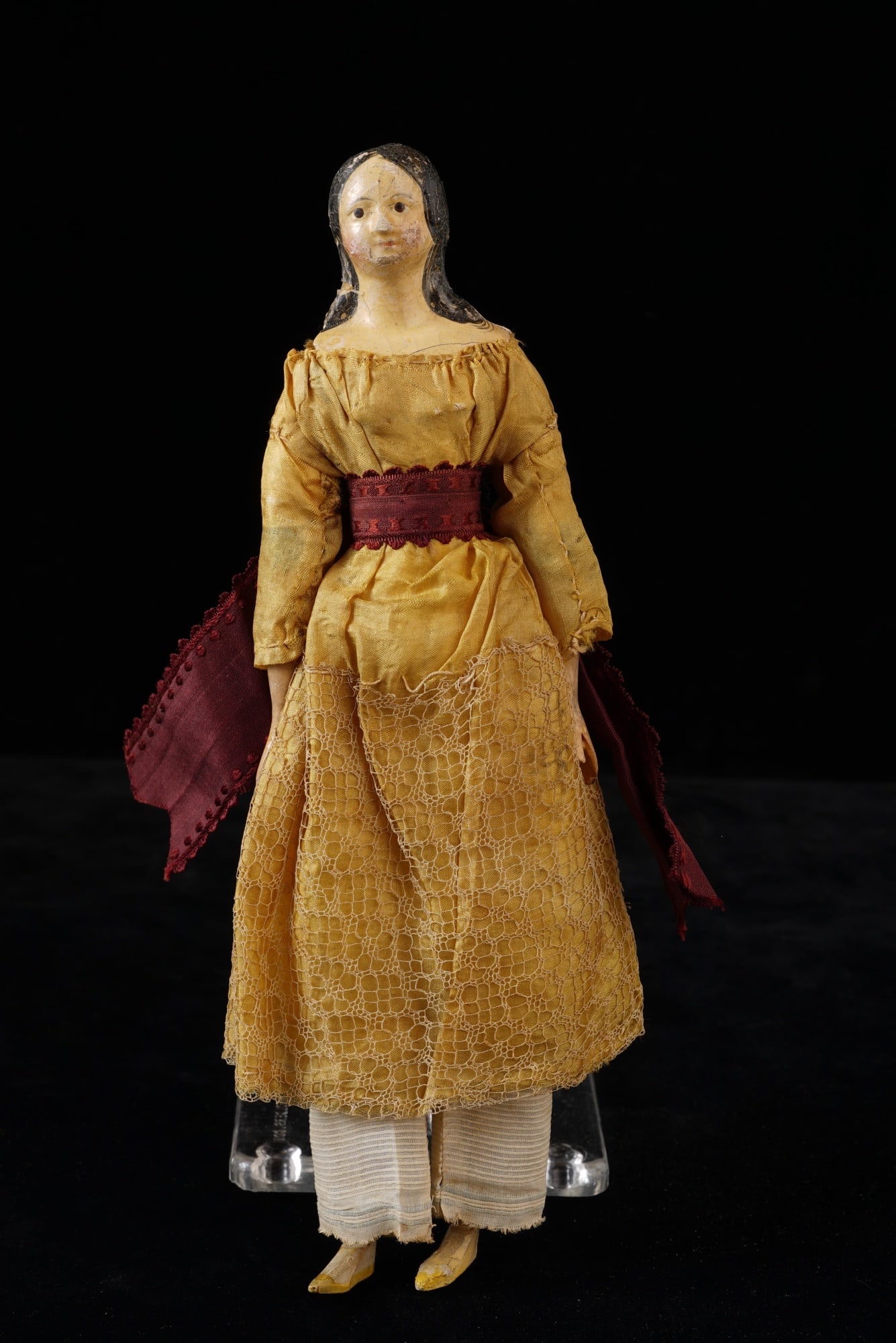 EARLY 19thc DOLL all ORIGINAL (1 of 10)