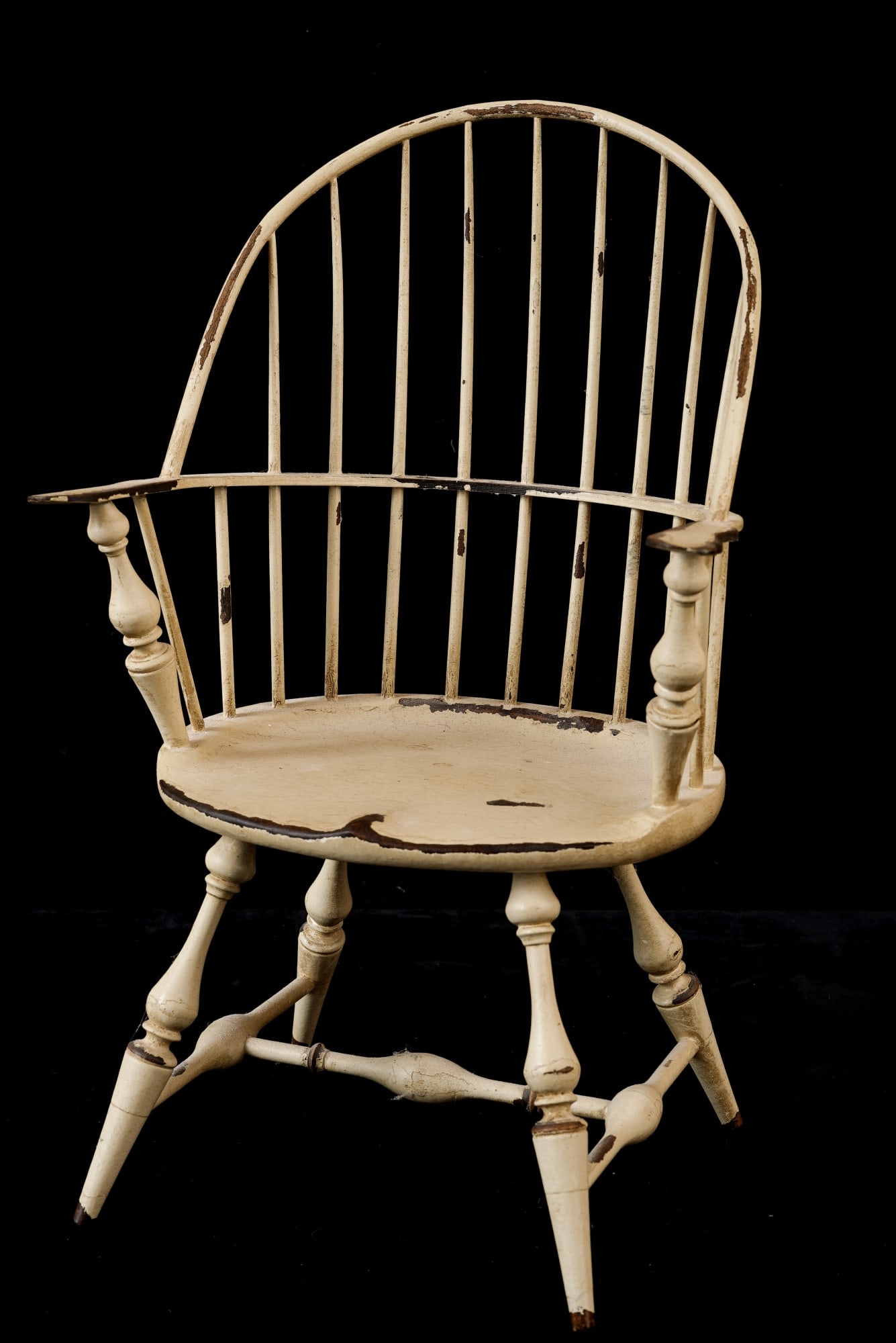 WINDSOR STYLE  PAINTED DOLL CHAIR (1 of 14)