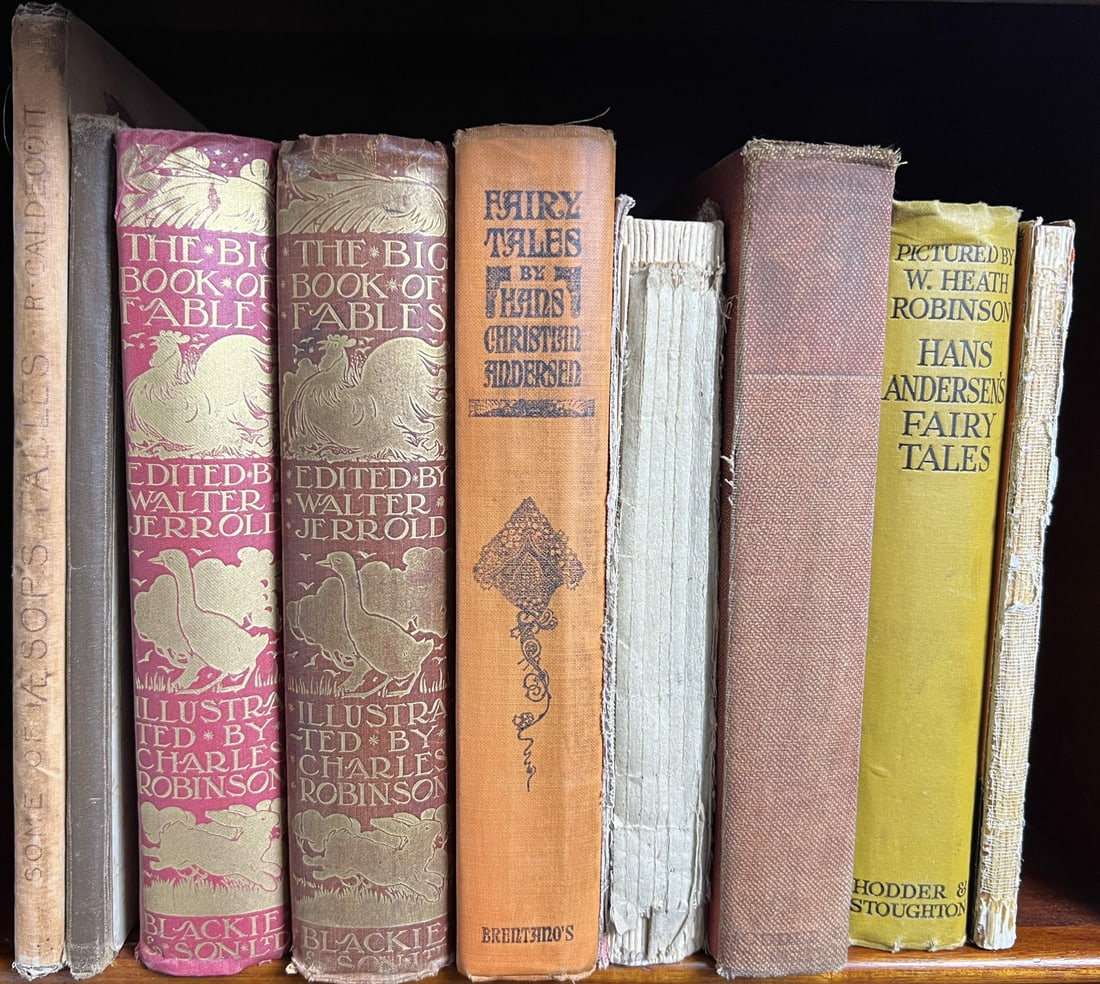 (9) VINTAGE BOOKS ON FAIRY TALES, FABLES (1 of 9)