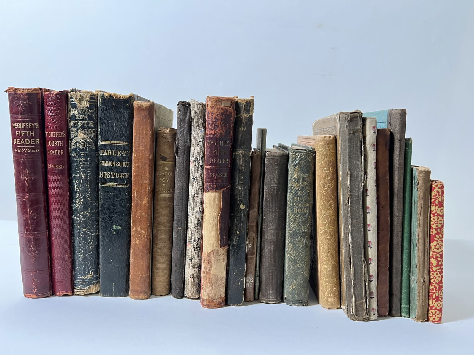 (22) EARLY SCHOOL BOOKS ON VARIOUS SUBJECTS (1 of 3)