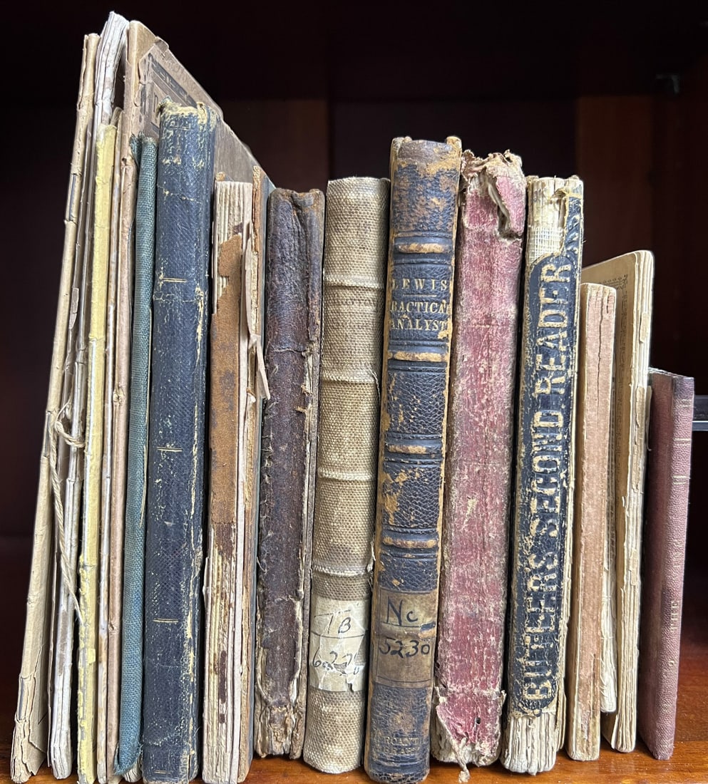 (21) EARLY SCHOOL BOOKS ON VARIOUS SUBJECTS (1 of 13)