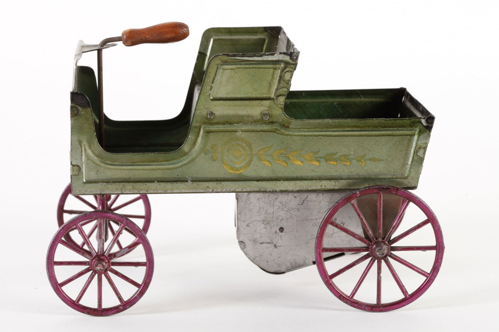 VINTAGE WIND-UP TIN WAGON (1 of 14)