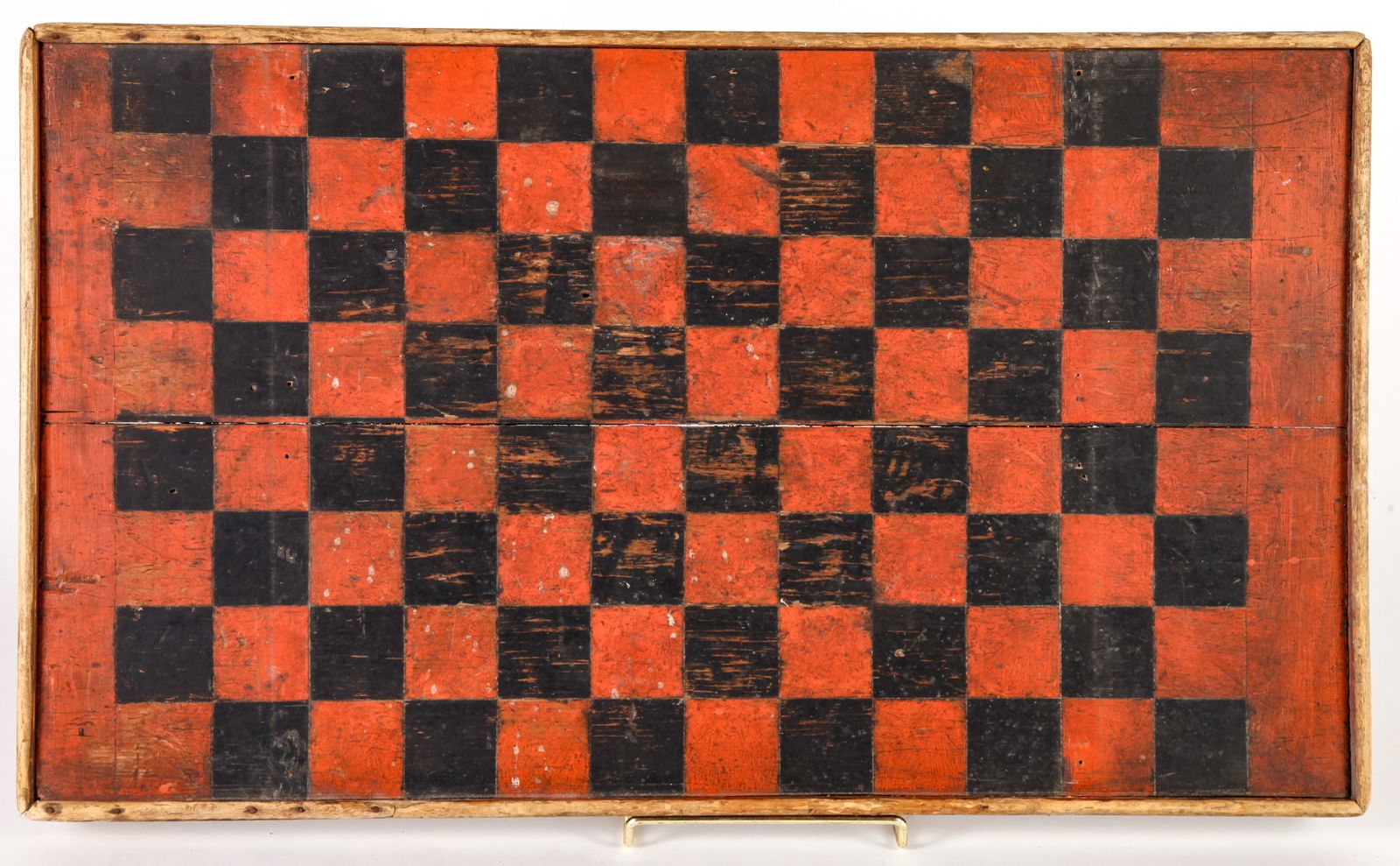 RED AND BLACK PAINTED GAME BOARD (1 of 7)