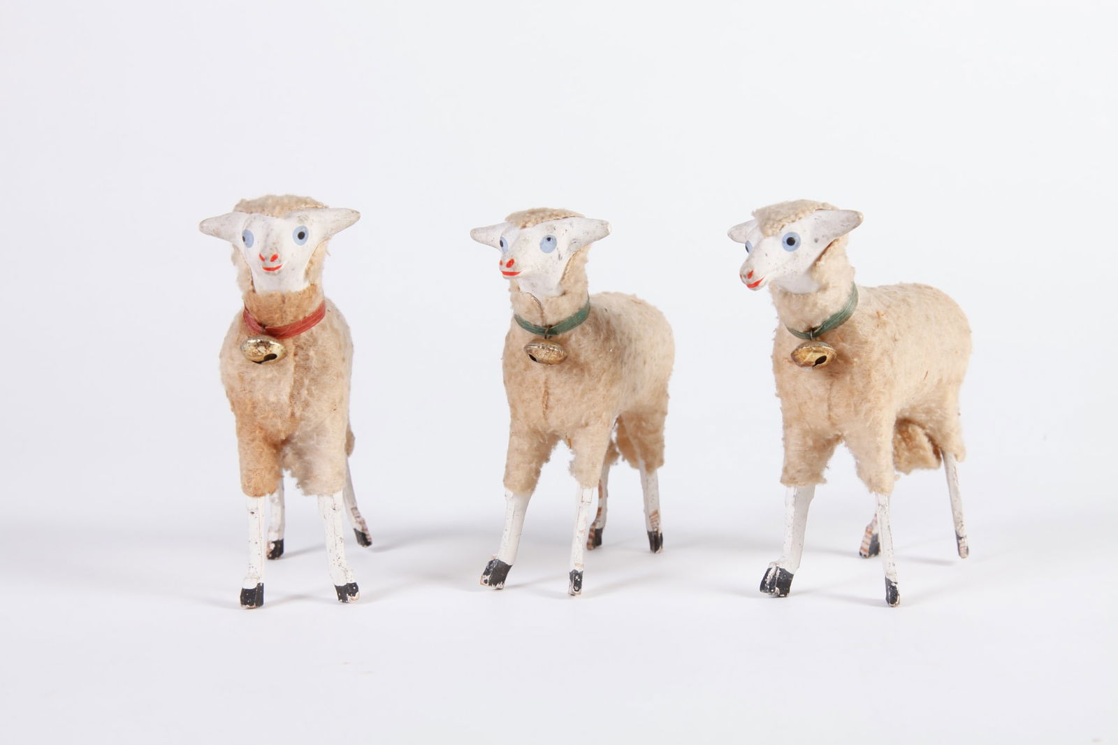 (3) EARLY GERMAN SHEEP FIGURES (1 of 9)