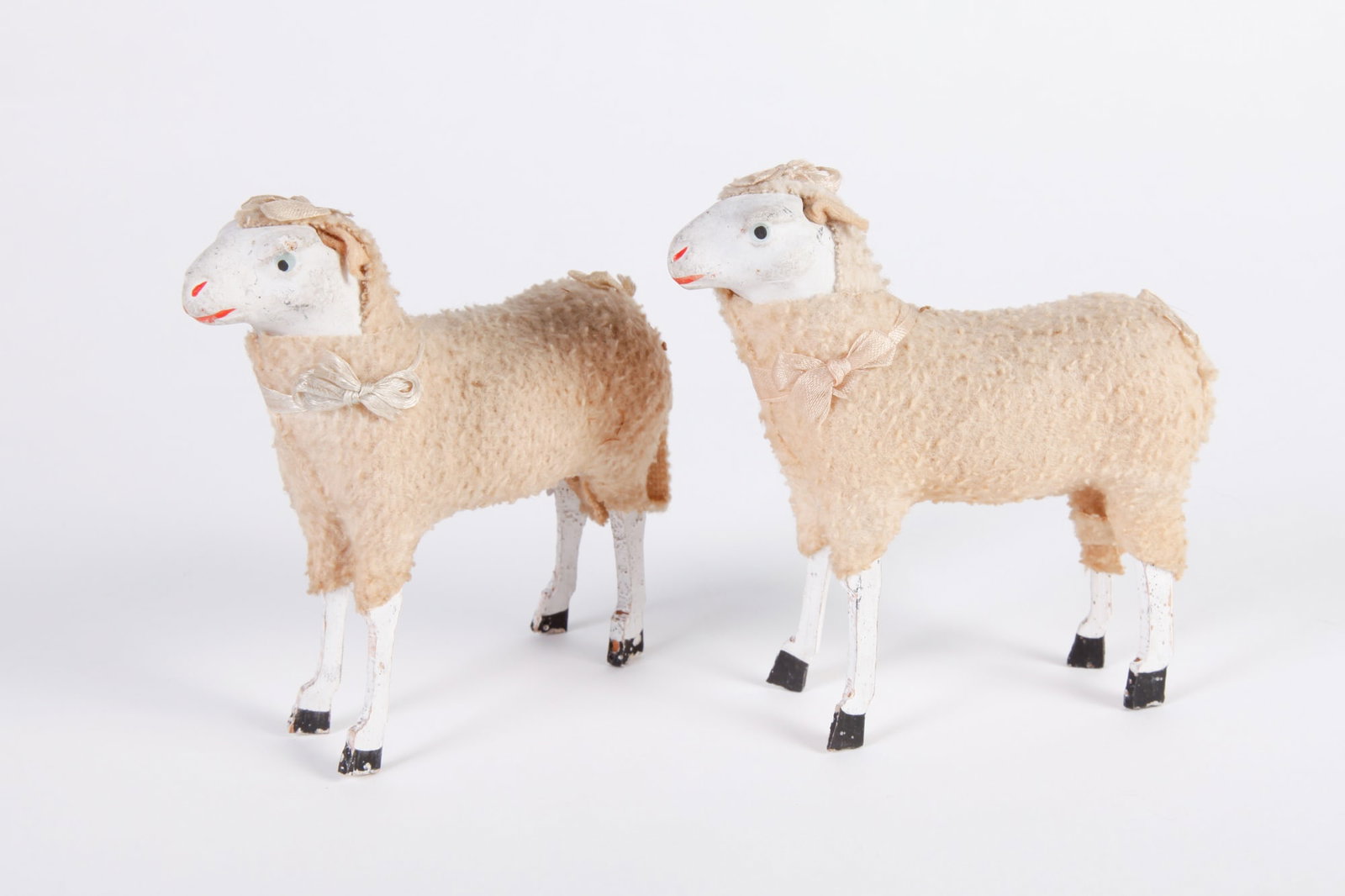 (2) EARLY GERMAN SHEEP FIGURES (1 of 10)