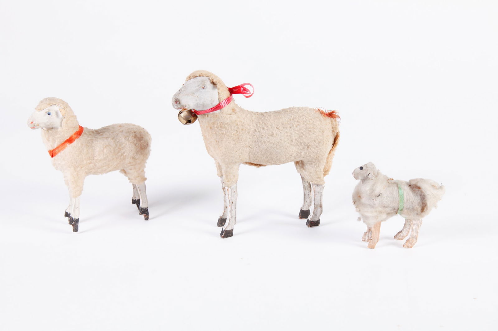 (3) EARLY GERMAN SHEEP FIGURES (1 of 10)