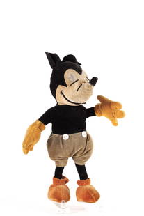 RARE KNICKERBOCKER MICKEY MOUSE: Made by Disney 1930s, 8 inches tall.