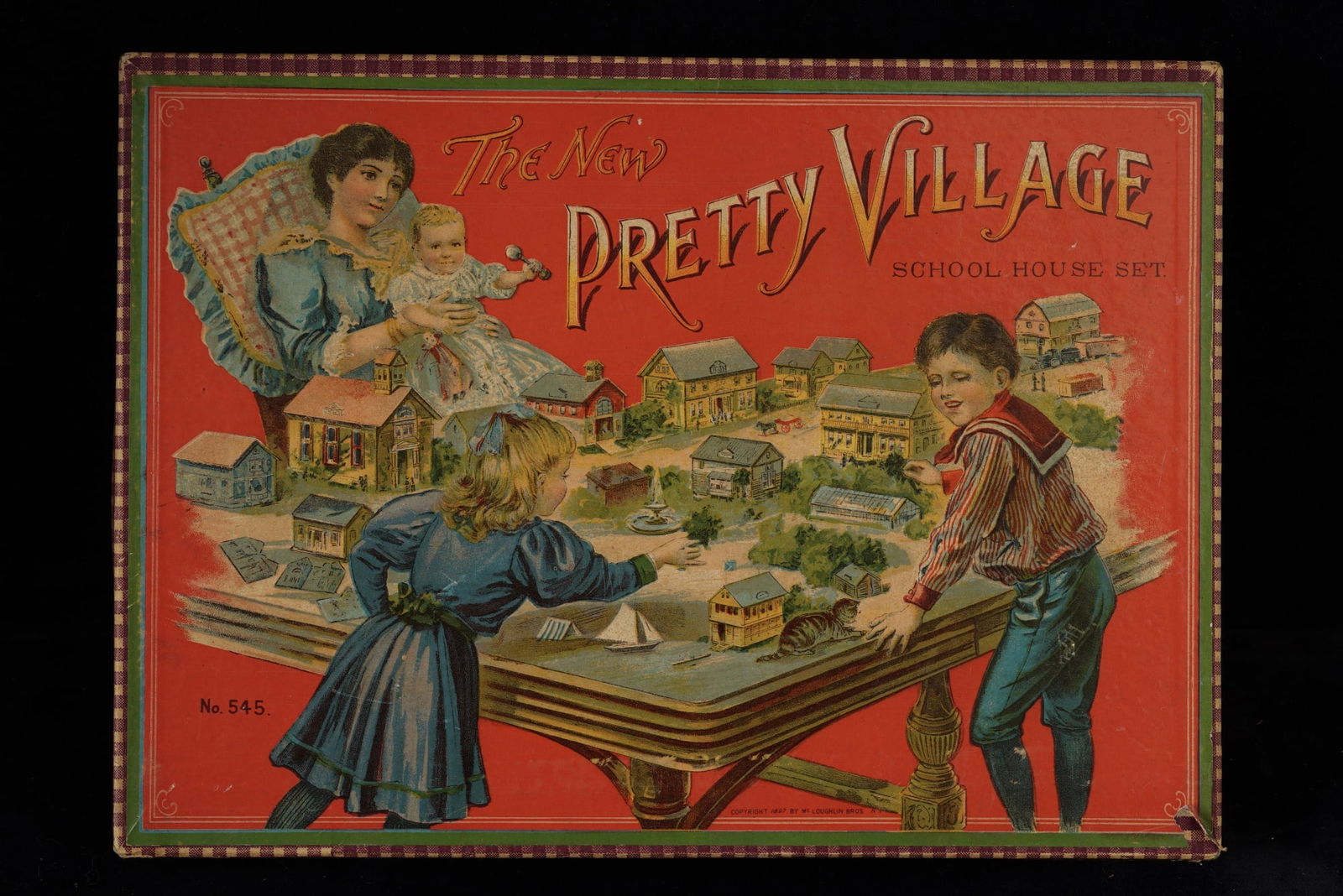 THE NEW PRETTY VILLAGE SCOOL HOUSE SET (1 of 6)