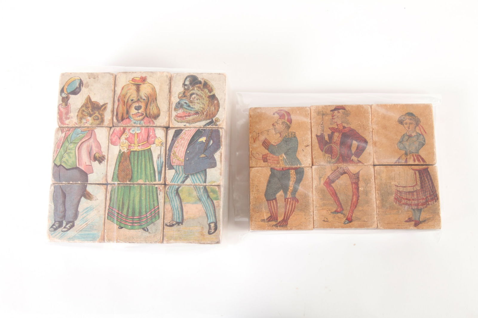 (2) EARLY CHILD'S PUZZLE BLOCKS (1 of 5)