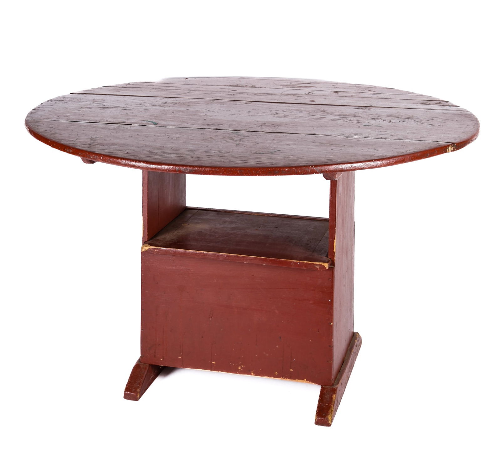 (19th c) ROUND HUTCH TABLE (1 of 15)