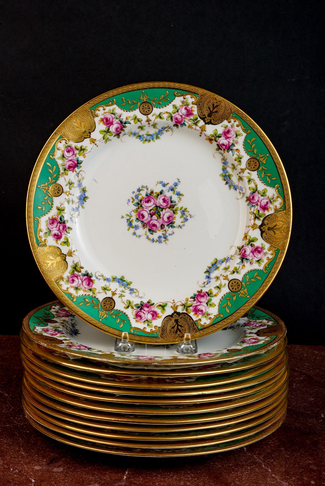 (12) THOMAS MORRIS ROYAL CROWN CHELSEA PLATES (1 of 7)