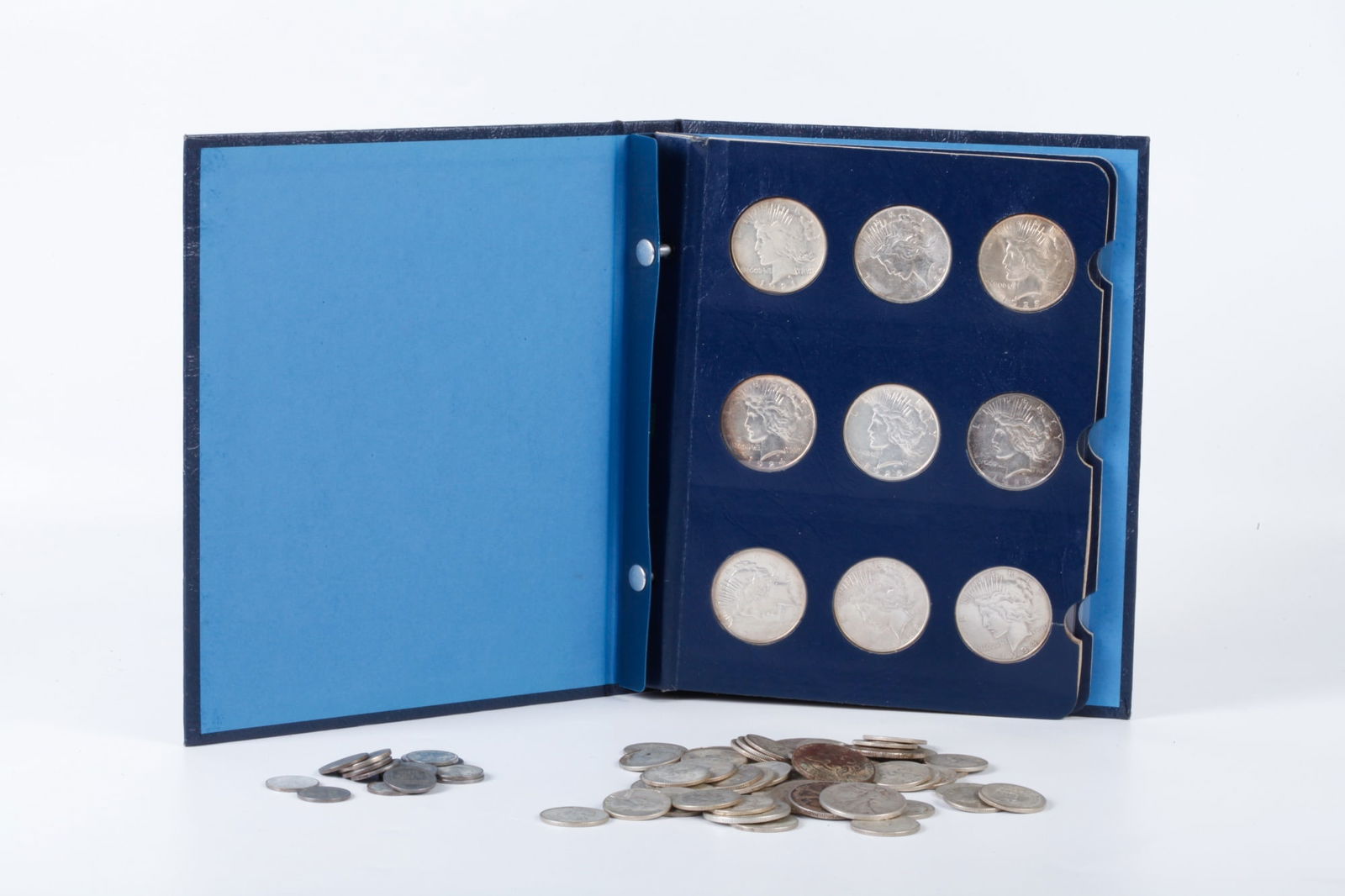 GROUPING OF CIRCULATED SILVER COINS (pre 1965) (1 of 6)