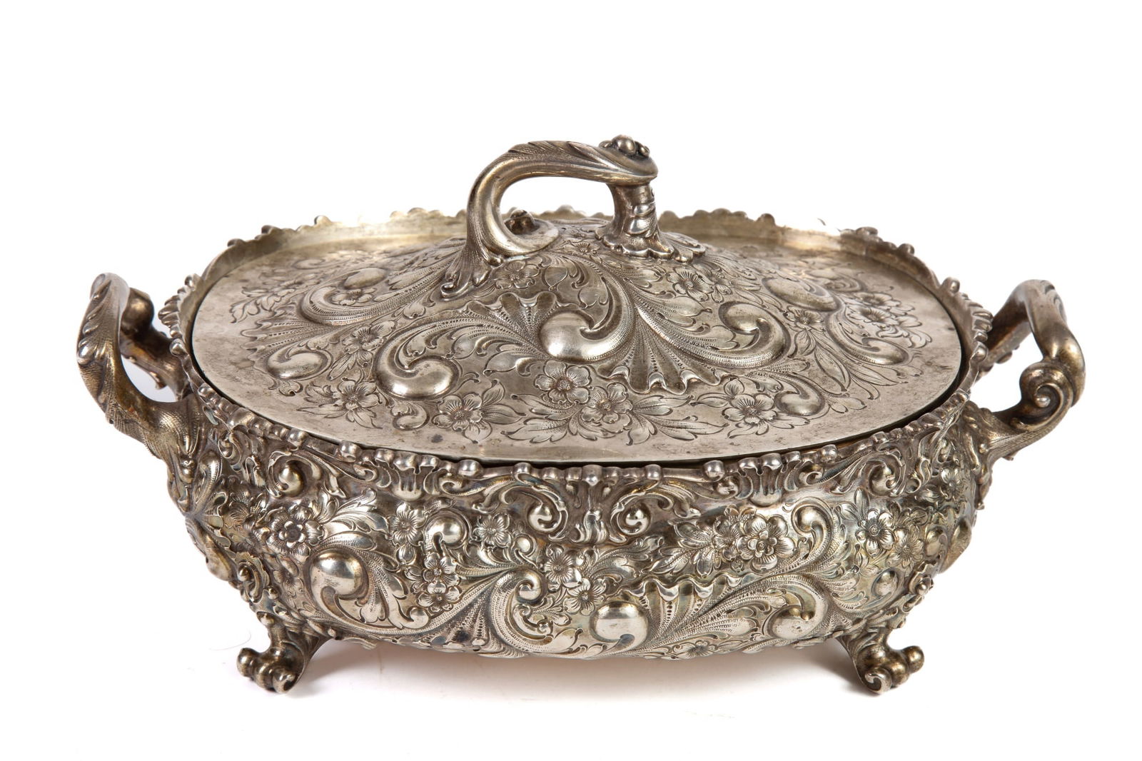 BAILEY BANKS & BIDDLE STERLING SILVER SERVER (1 of 4)