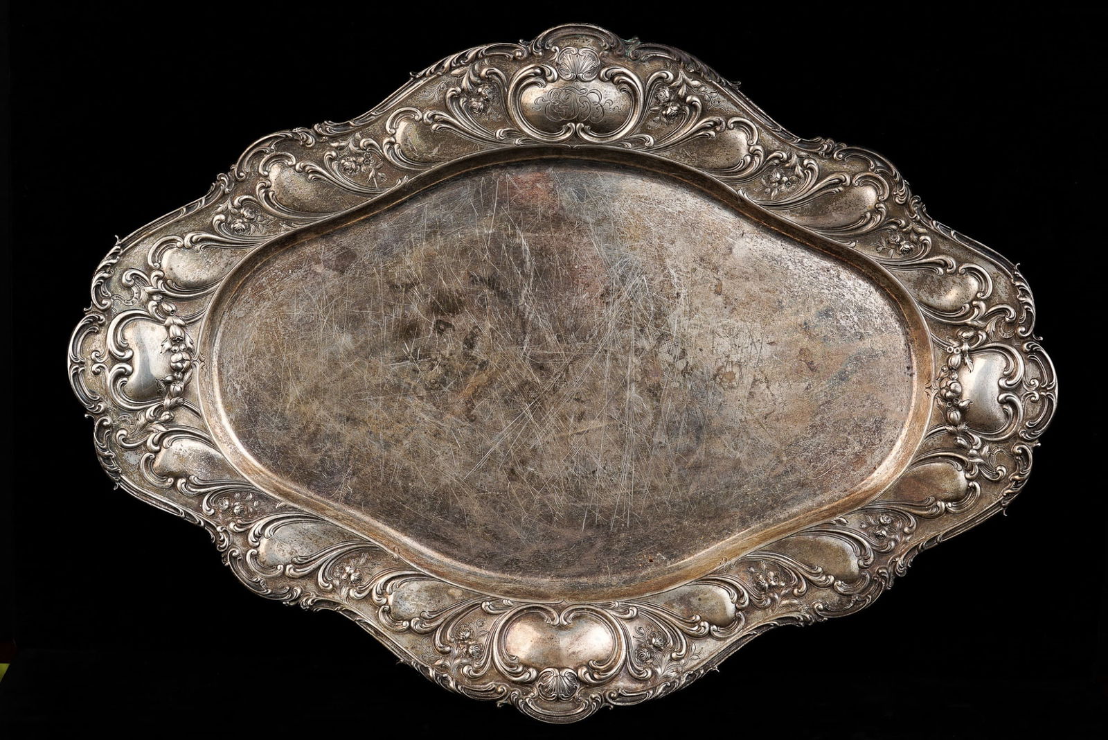 GORHAM "CHANTILLY" STERLING PRESENTATION TRAY (1 of 9)