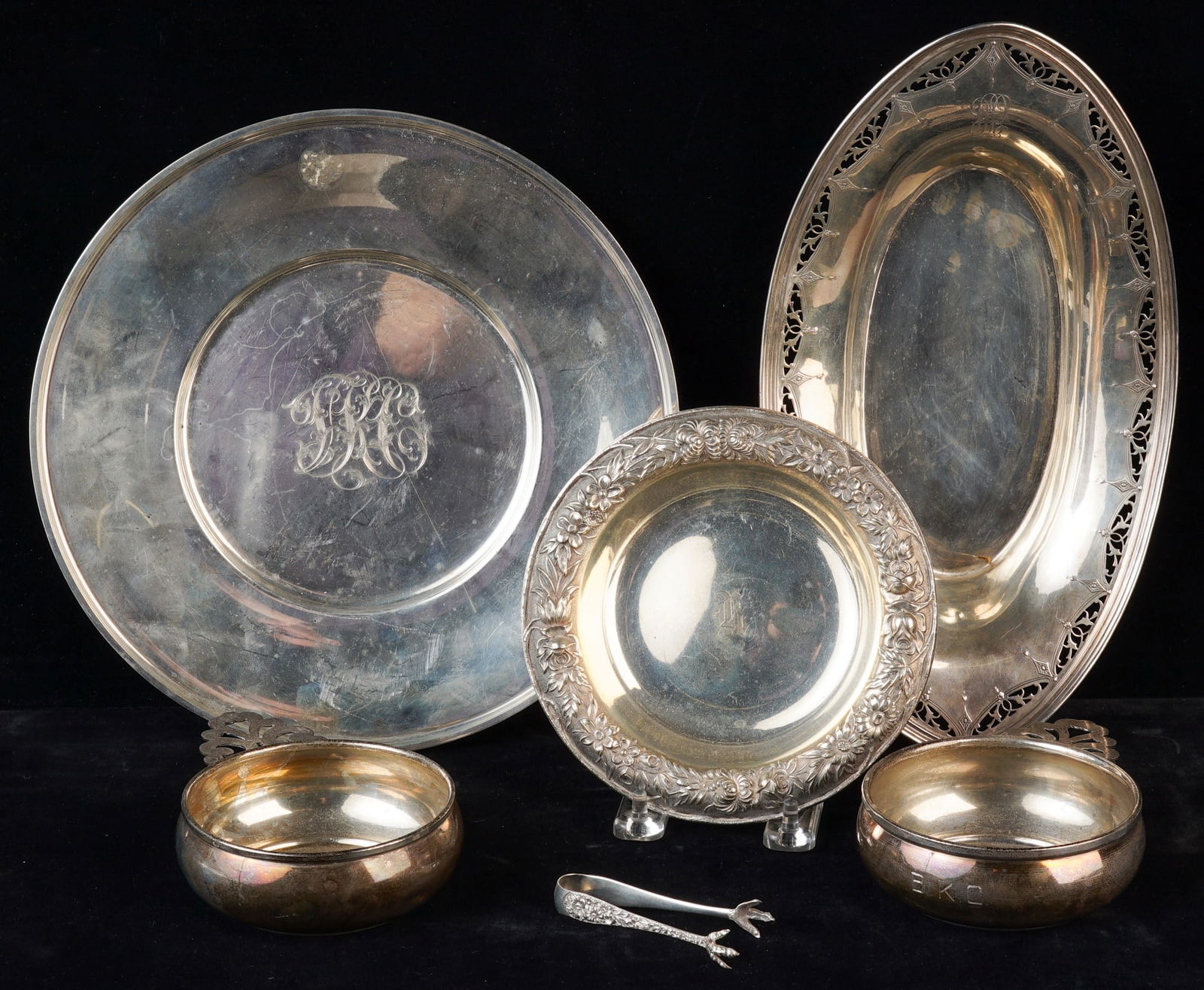 GROUPING OF STERLING SILVER TABLEWARES (1 of 15)