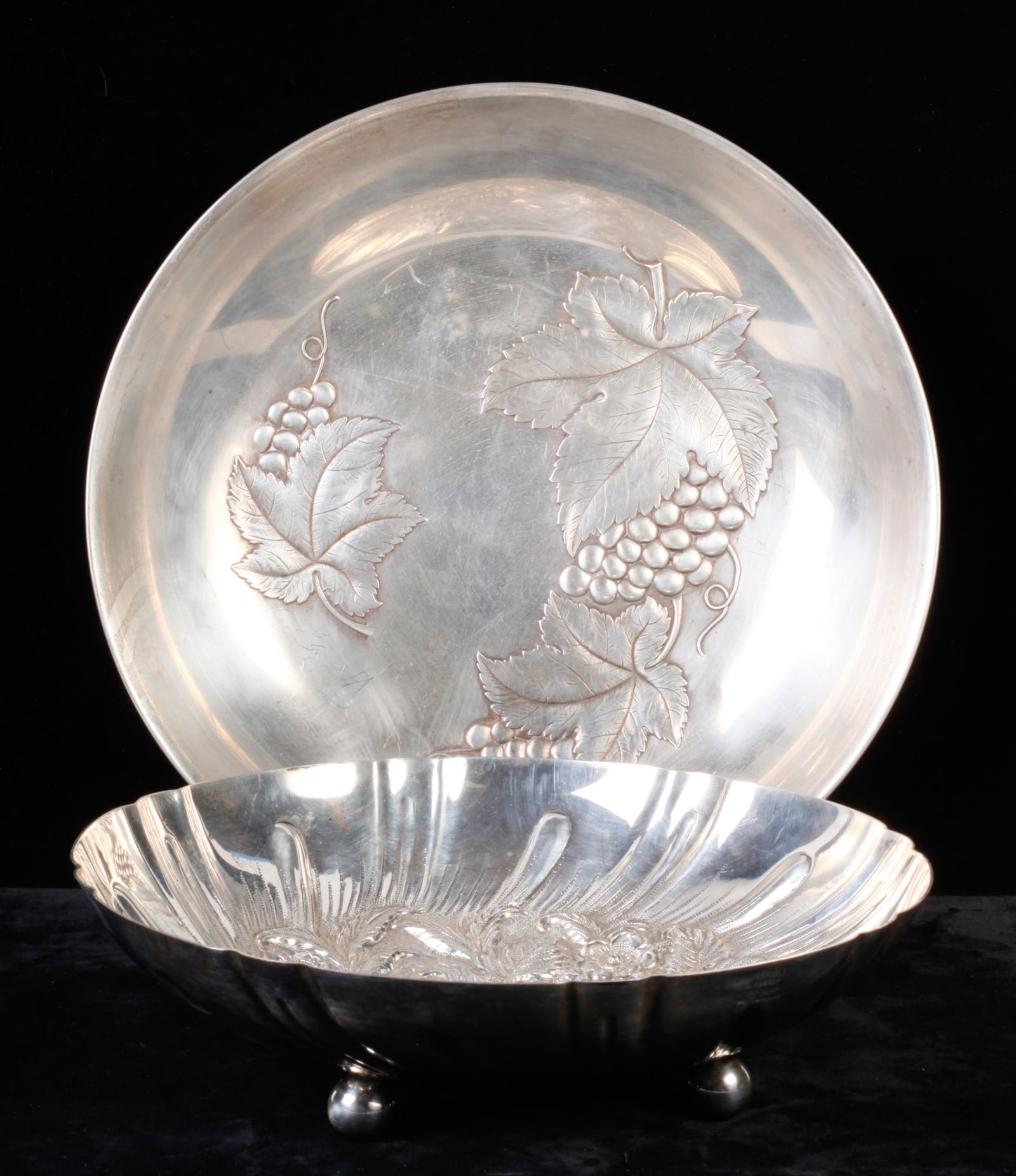 (2) STERLING SILVER BOWLS by S. KIRK and WALLACE (1 of 13)