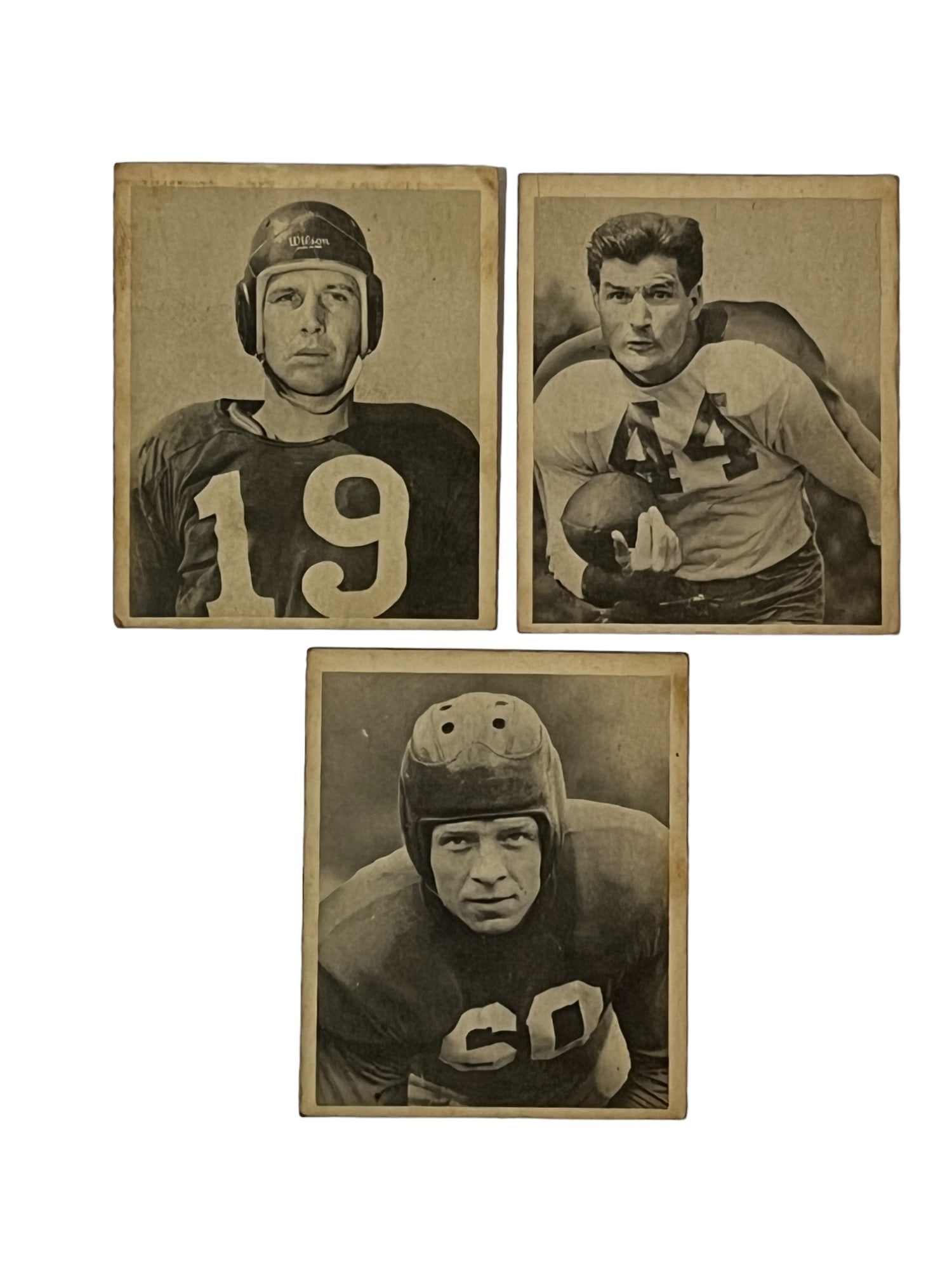(3) 1948 BOWMAN GUM FOOTBALL (1 of 2)