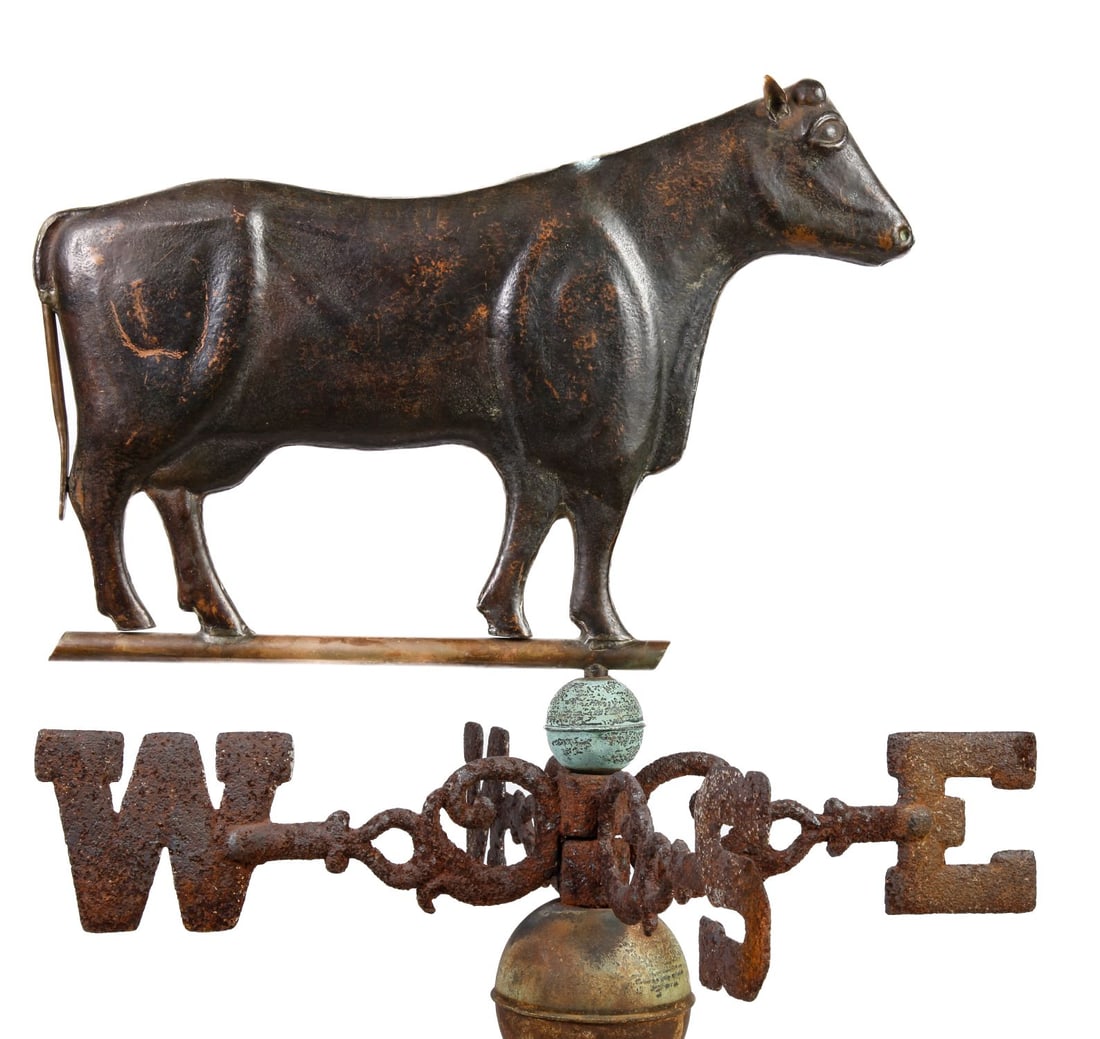 THE COW COPPER WEATHERVANE (1 of 10)