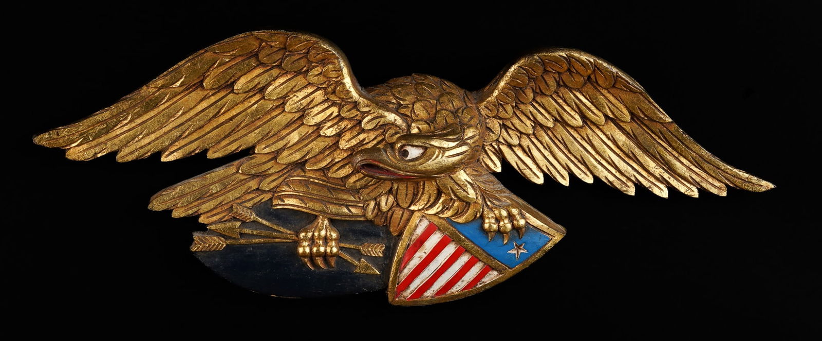 ARTISTIC CARVING CO "LOUISBURG" EAGLE (1 of 9)