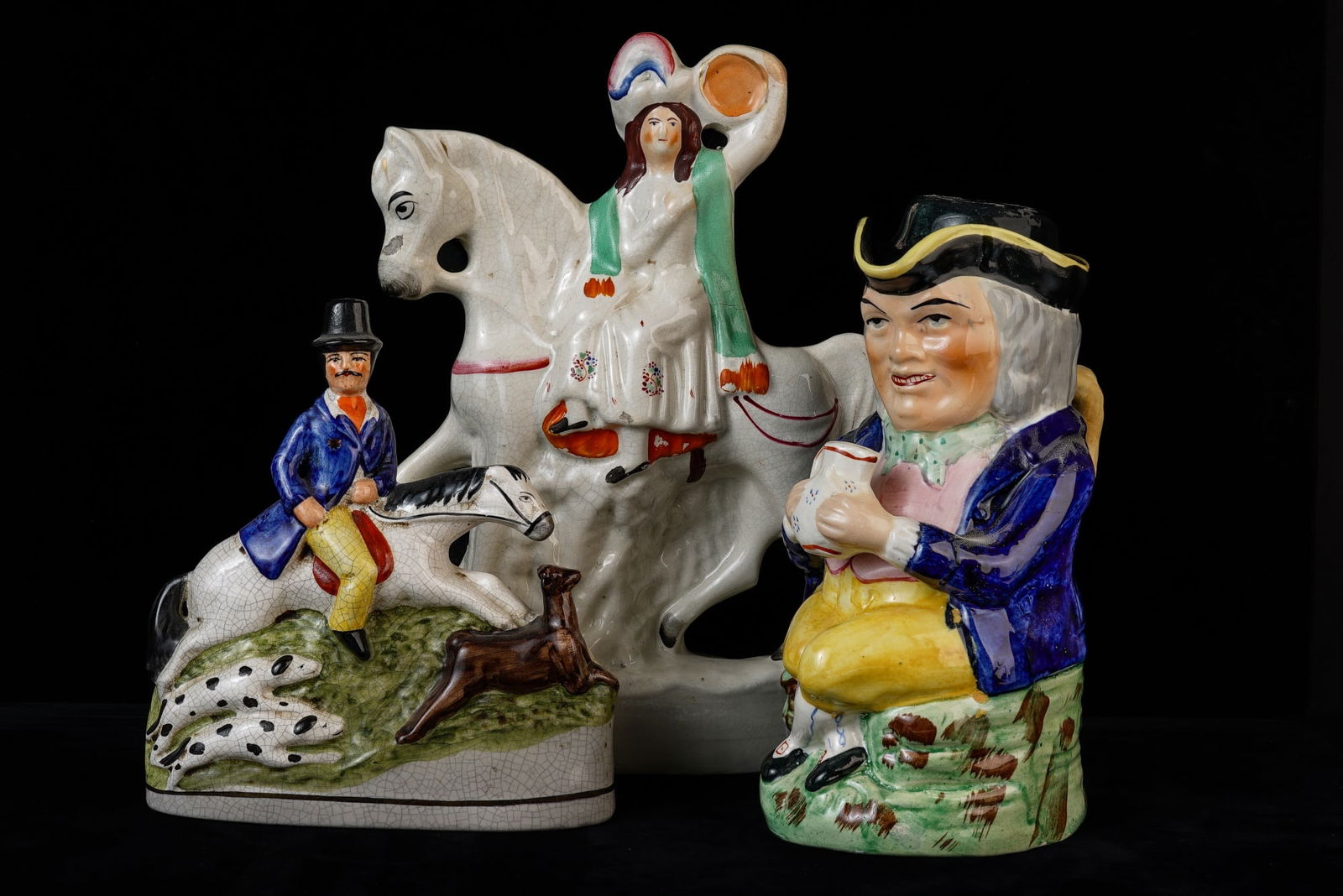 (3) STAFFORDSHIRE FIGURINES (1 of 20)