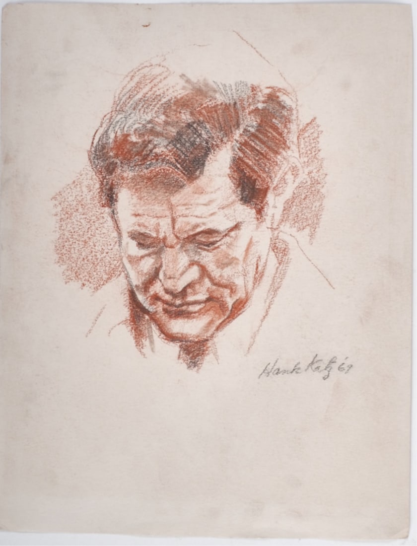 PORTRAIT OF SENATOR TED KENNEDY by FRANK KATZ (1 of 3)