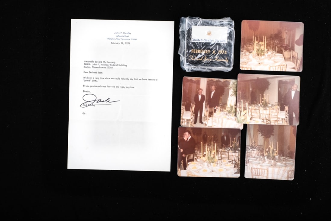 SENATOR & JOAN KENNEDY DINNER PARTY FEB. 4 1974 (1 of 4)