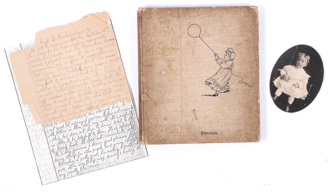 HUGH D. AUCHINCLOSS, JR (1897-1976) BABY BOOK (1 of 8)