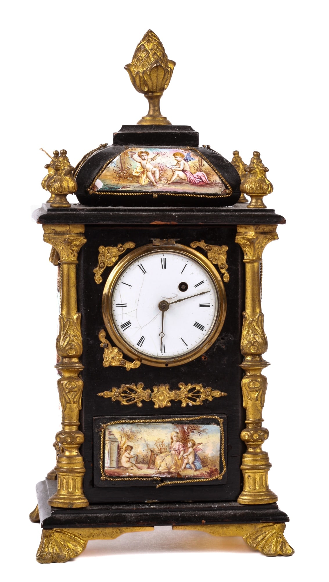 VIENNESE ENAMEL CARRIAGE CLOCK (1 of 9)