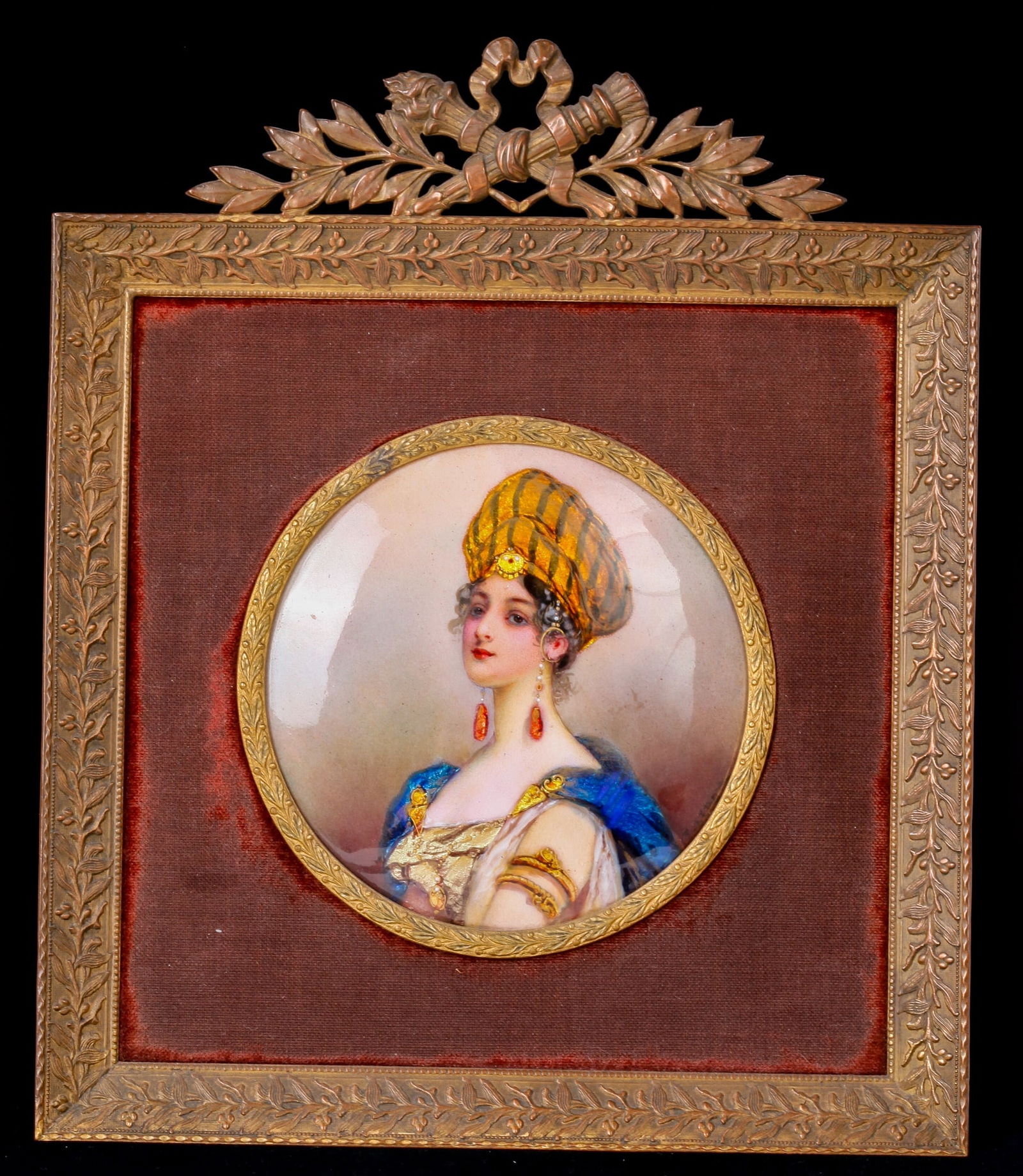 EGYPTIAN REVIVAL PORTRAIT of a WOMAN (1 of 10)