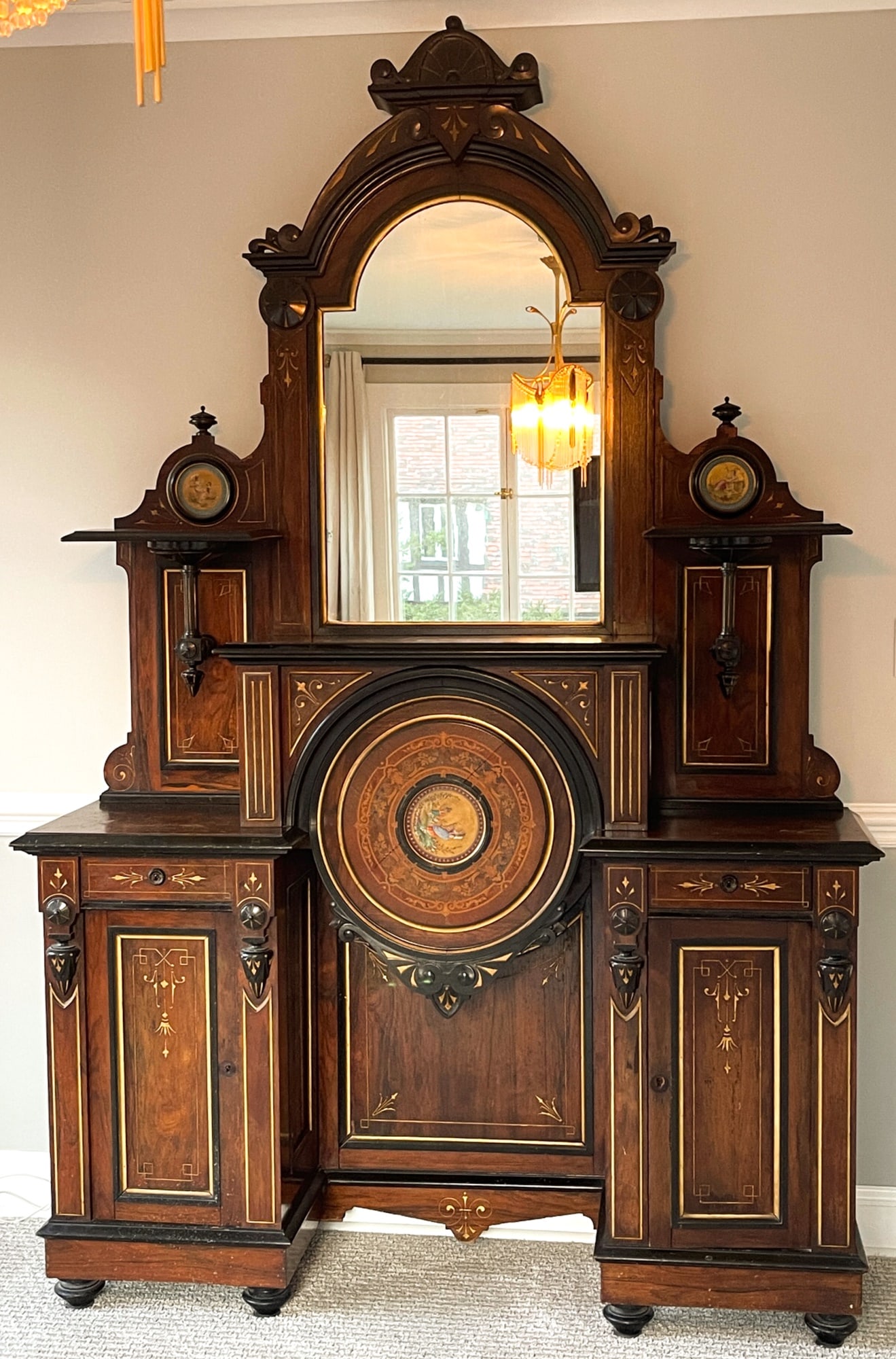 AMERICAN AESTHETIC MOVEMENT DRESSING MIRROR (1 of 6)