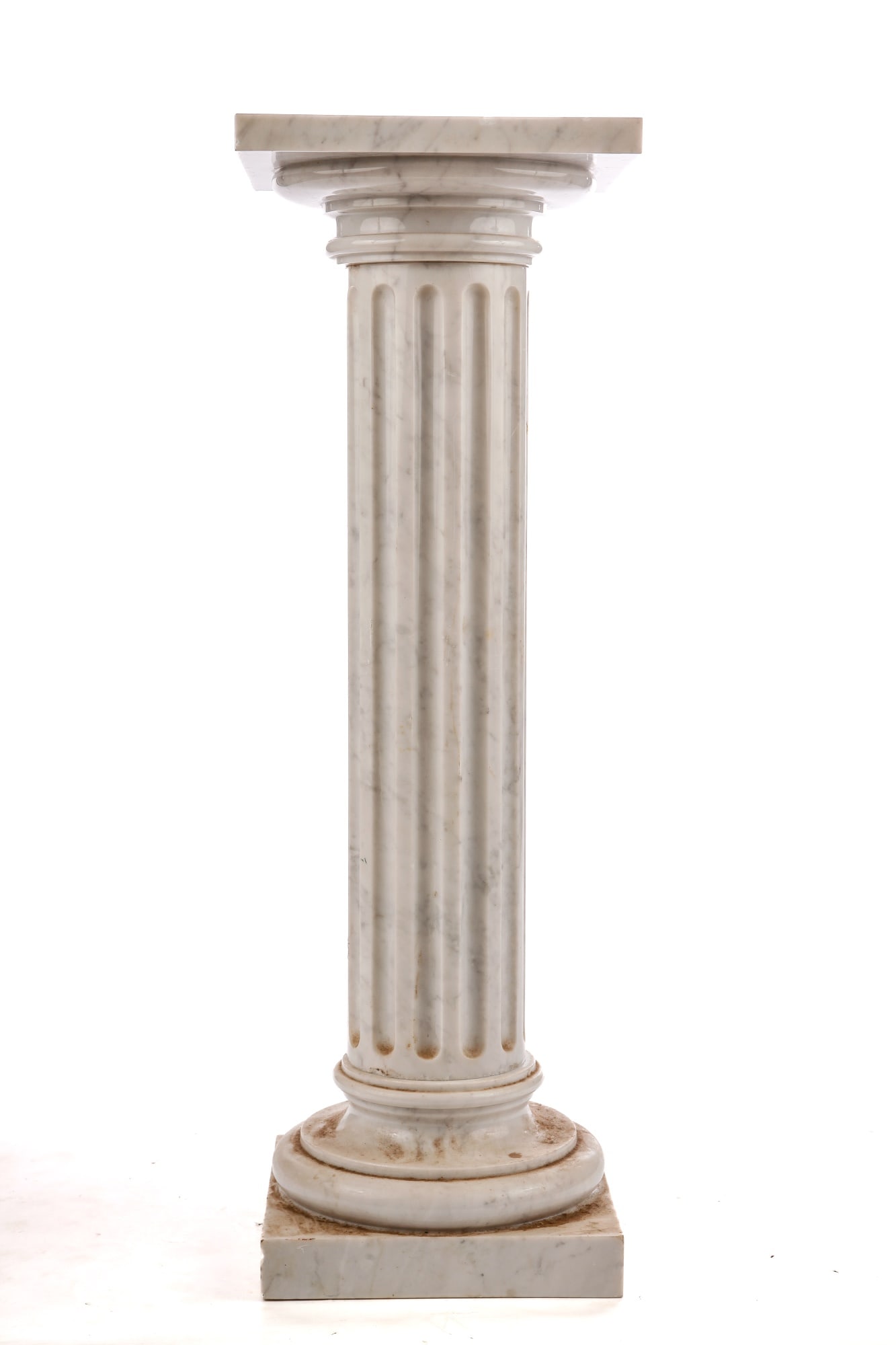 MARBLE NEO CLASSICAL COLUMN-FORM PEDESTAL (1 of 12)