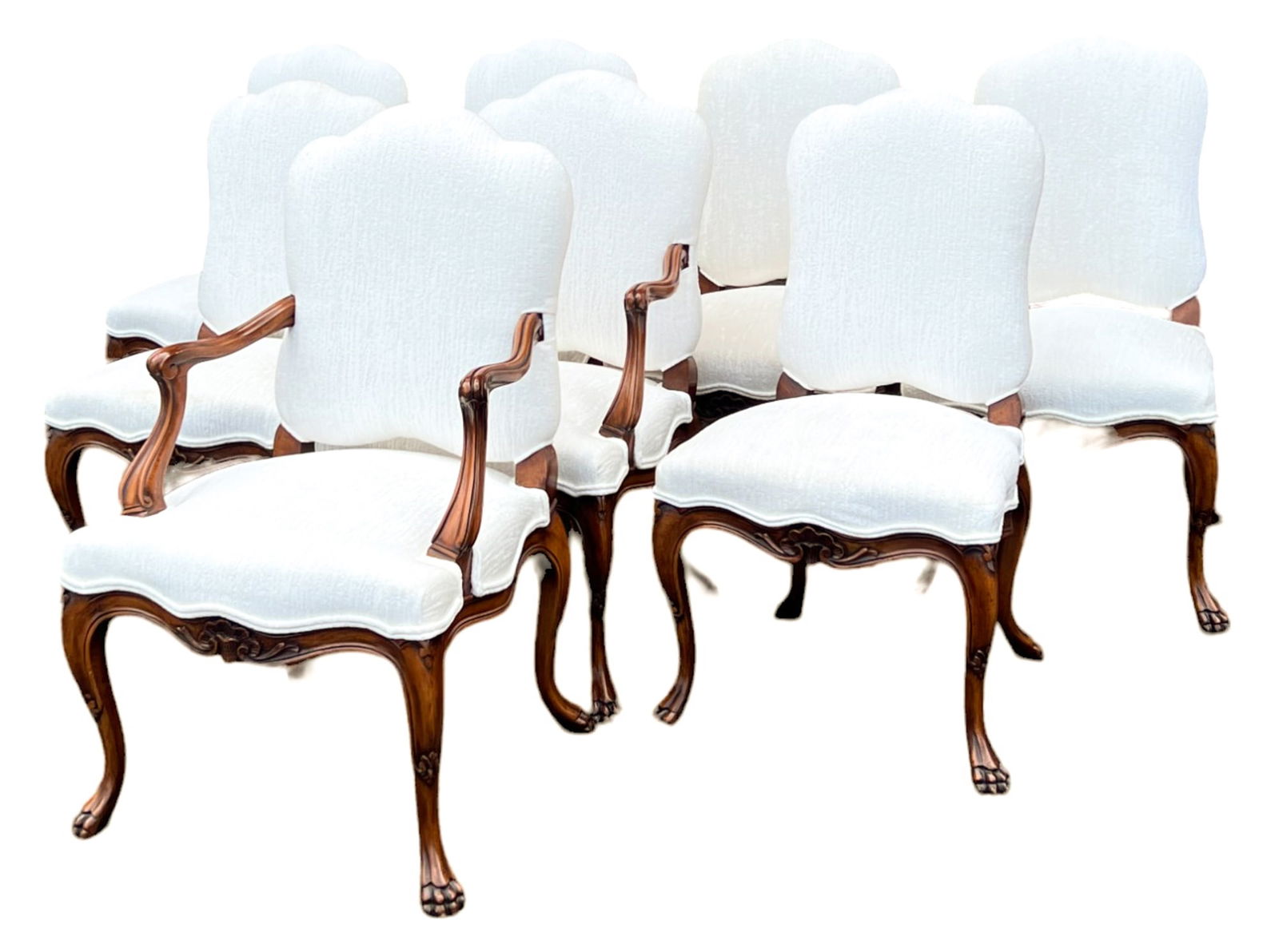 SET of (8) HIGH QUALITY CUSTOM DINING CHAIRS (1 of 12)
