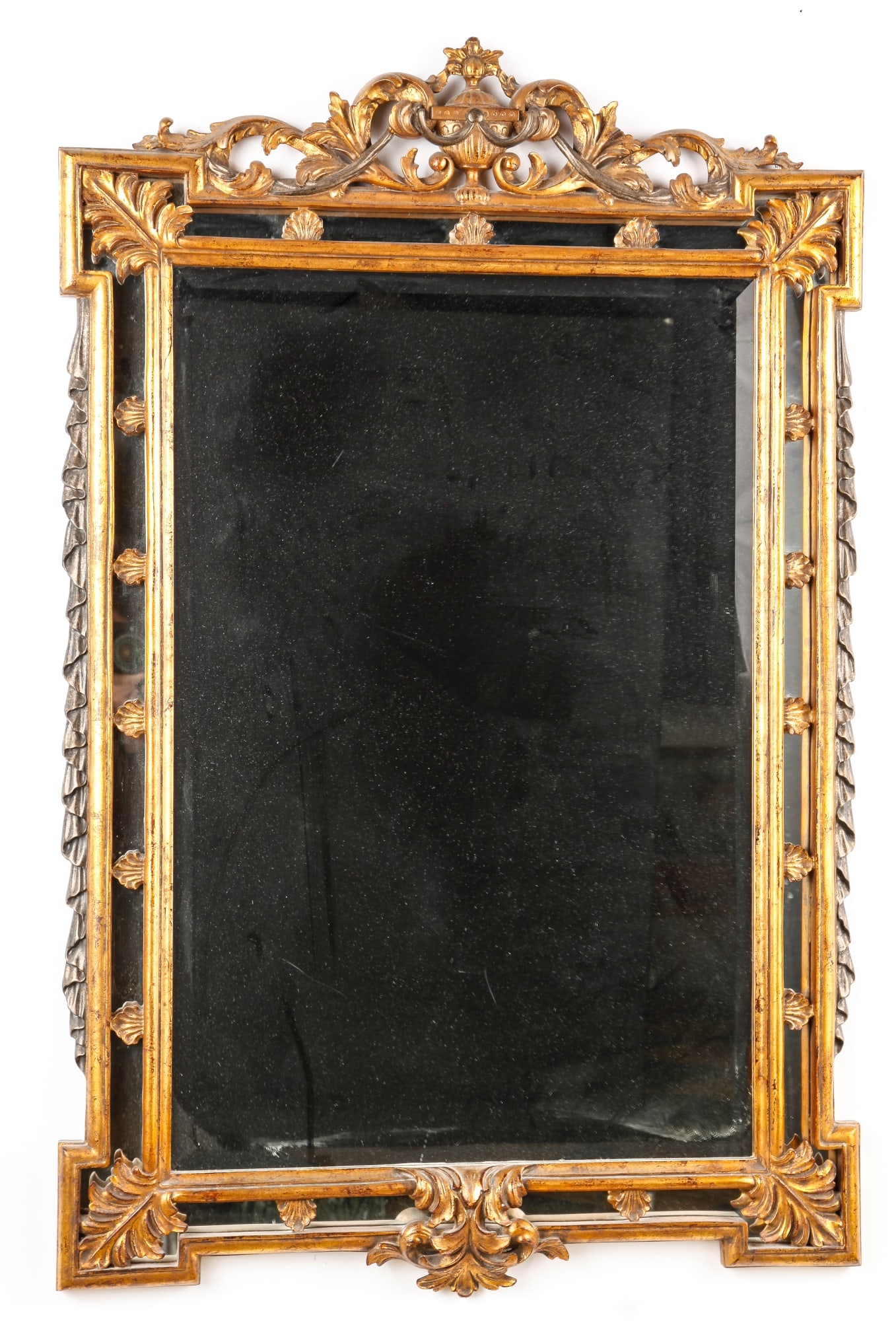 DAUPHINE HARRISON & GIL BEVELED GLASS MIRROR: 49 x 31 inches Model 6-699
