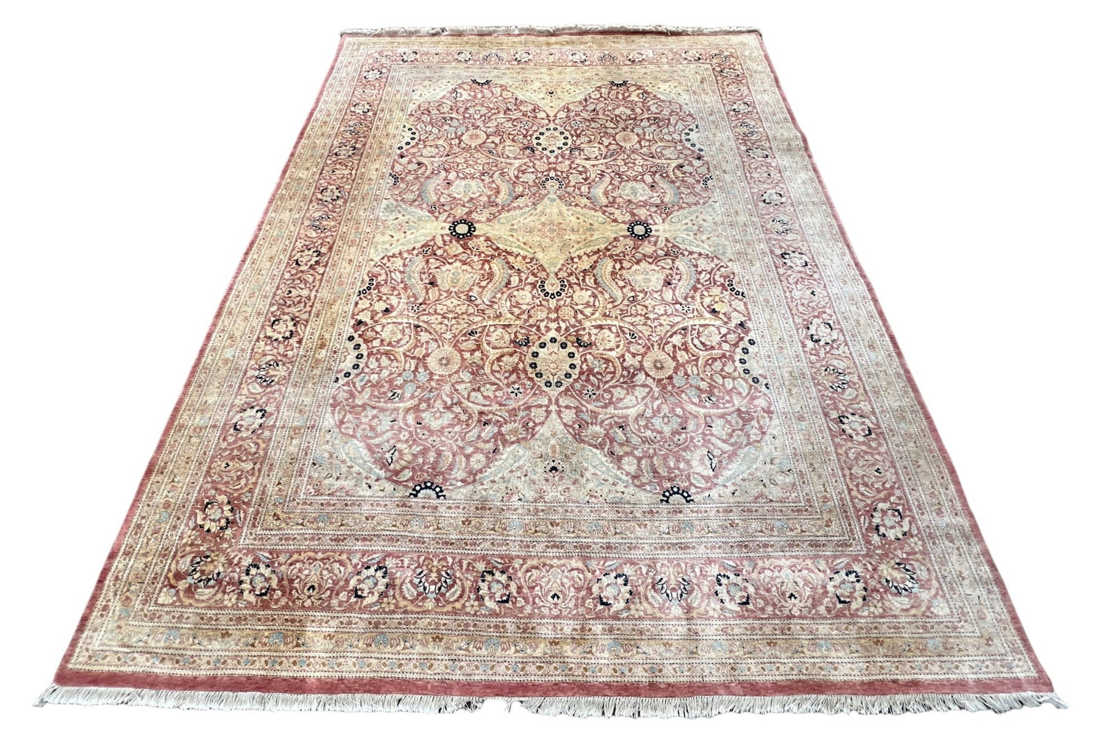 ROOM SIZED HANDMADE ORIENTAL WOOL CARPET (1 of 8)