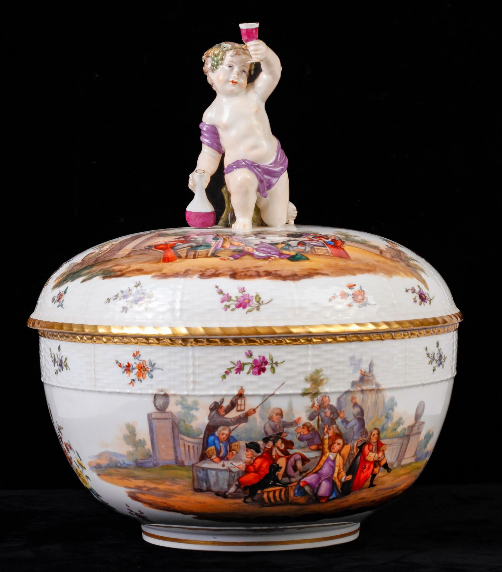 FIGURAL KPM ROYAL BERLIN PORCELAIN TUREEN (1 of 13)