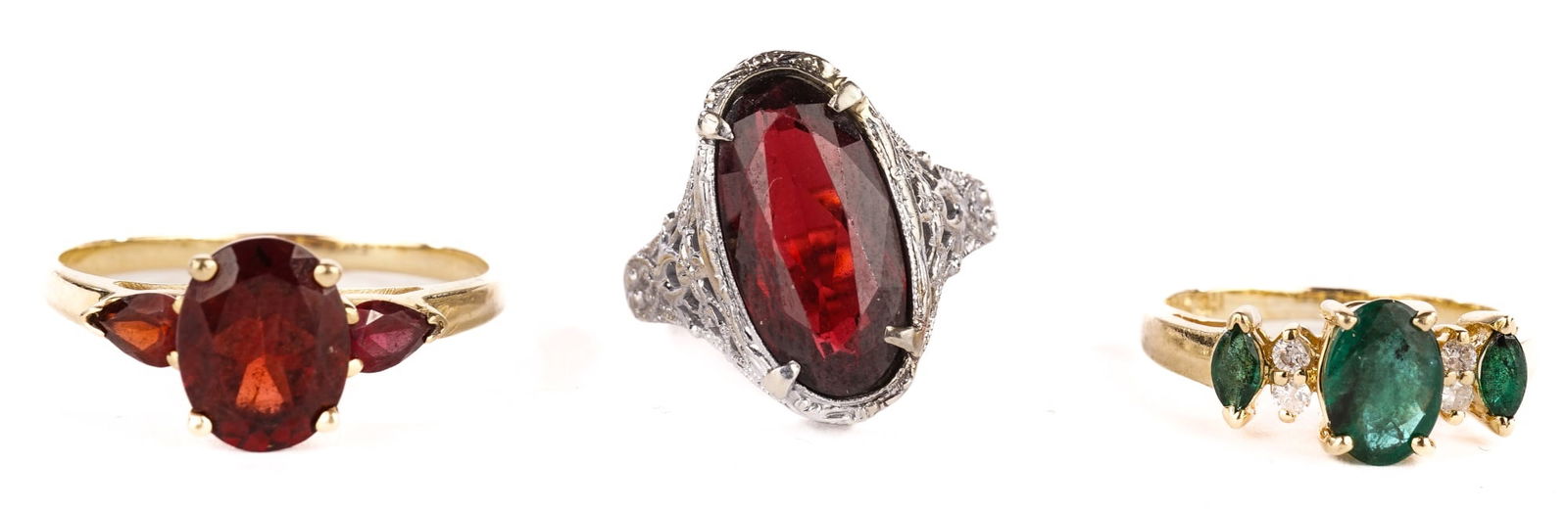 (3) 14k GOLD RINGS (1 of 7)