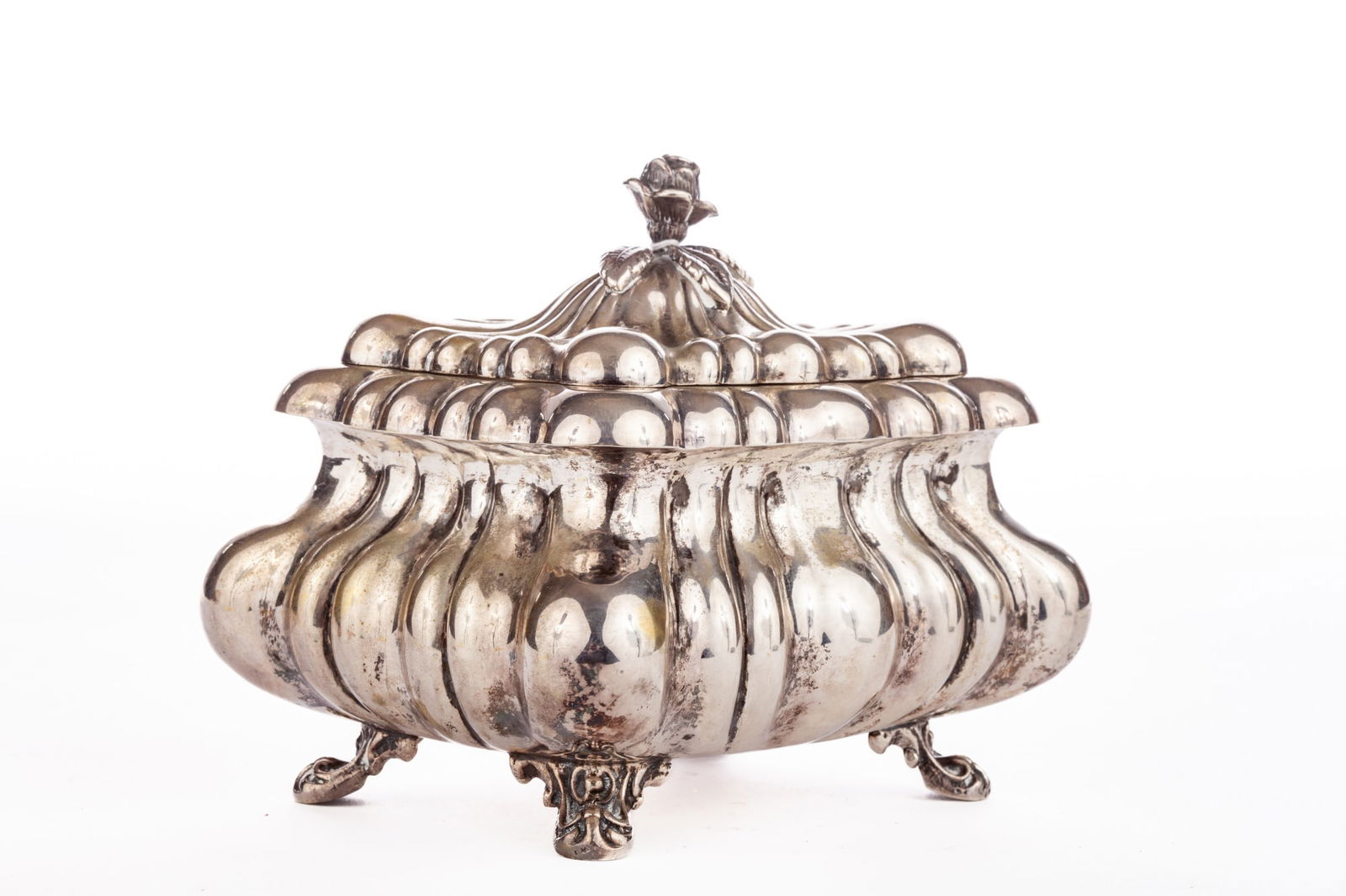 AUSTRIAN ROCOCO INFLUENCED 800 SILVER BOX (1 of 10)