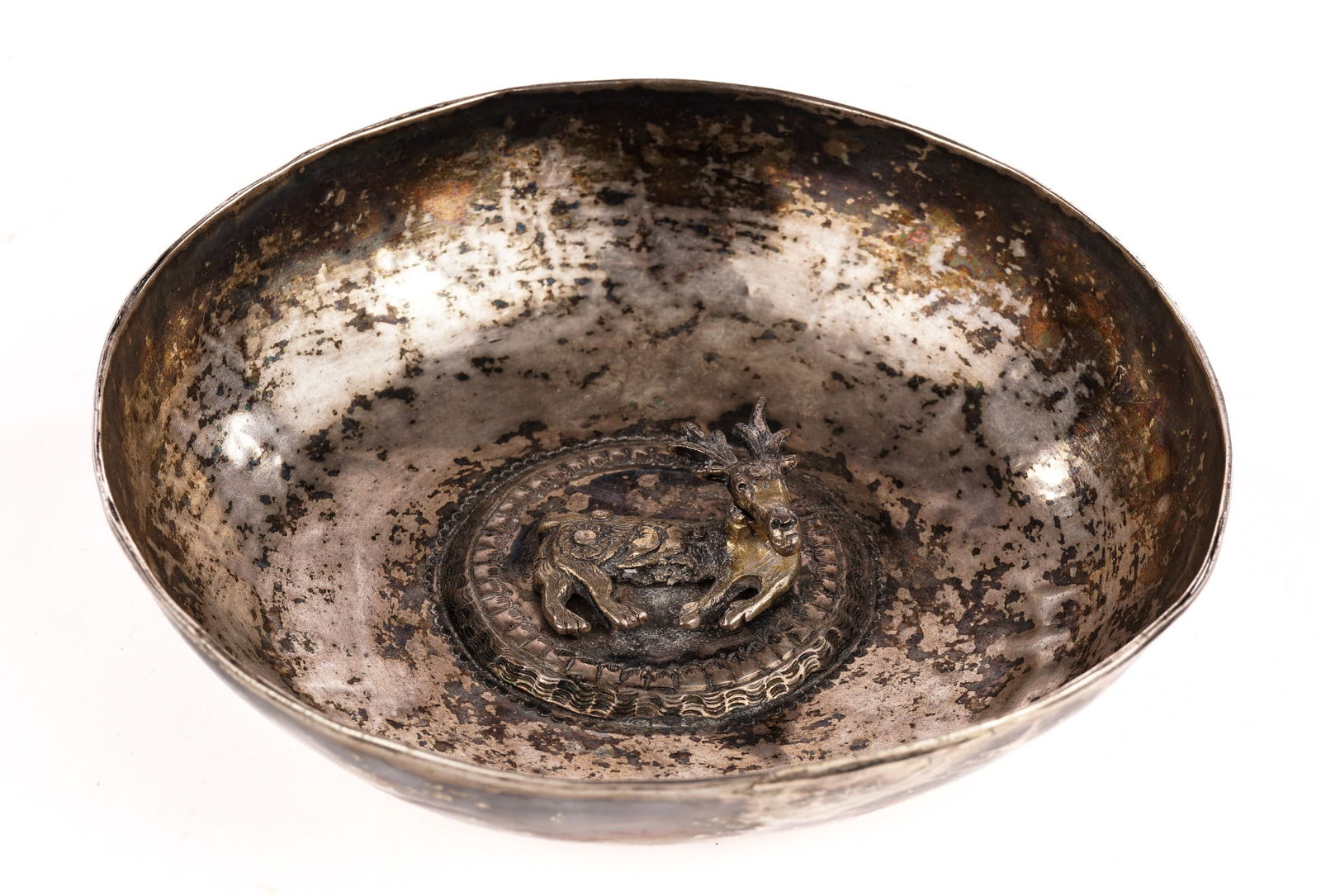 (18/19th c) OTTOMAN SILVER BOWL (1 of 6)