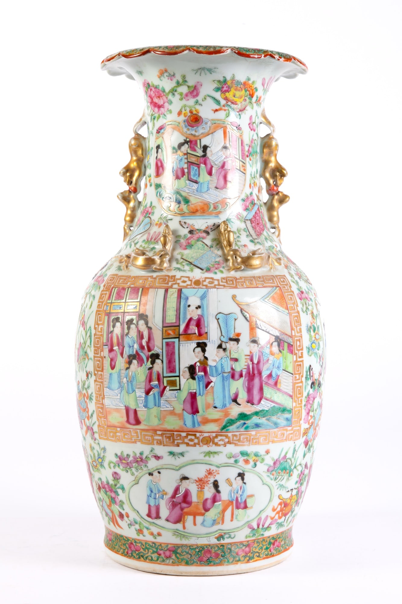 CHINESE ROSE MANDARIN VASE (1 of 18)