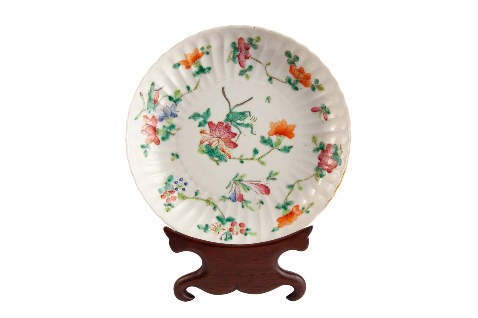 (Late 19th c) CHINESE PORCELAIN DISH (1 of 8)