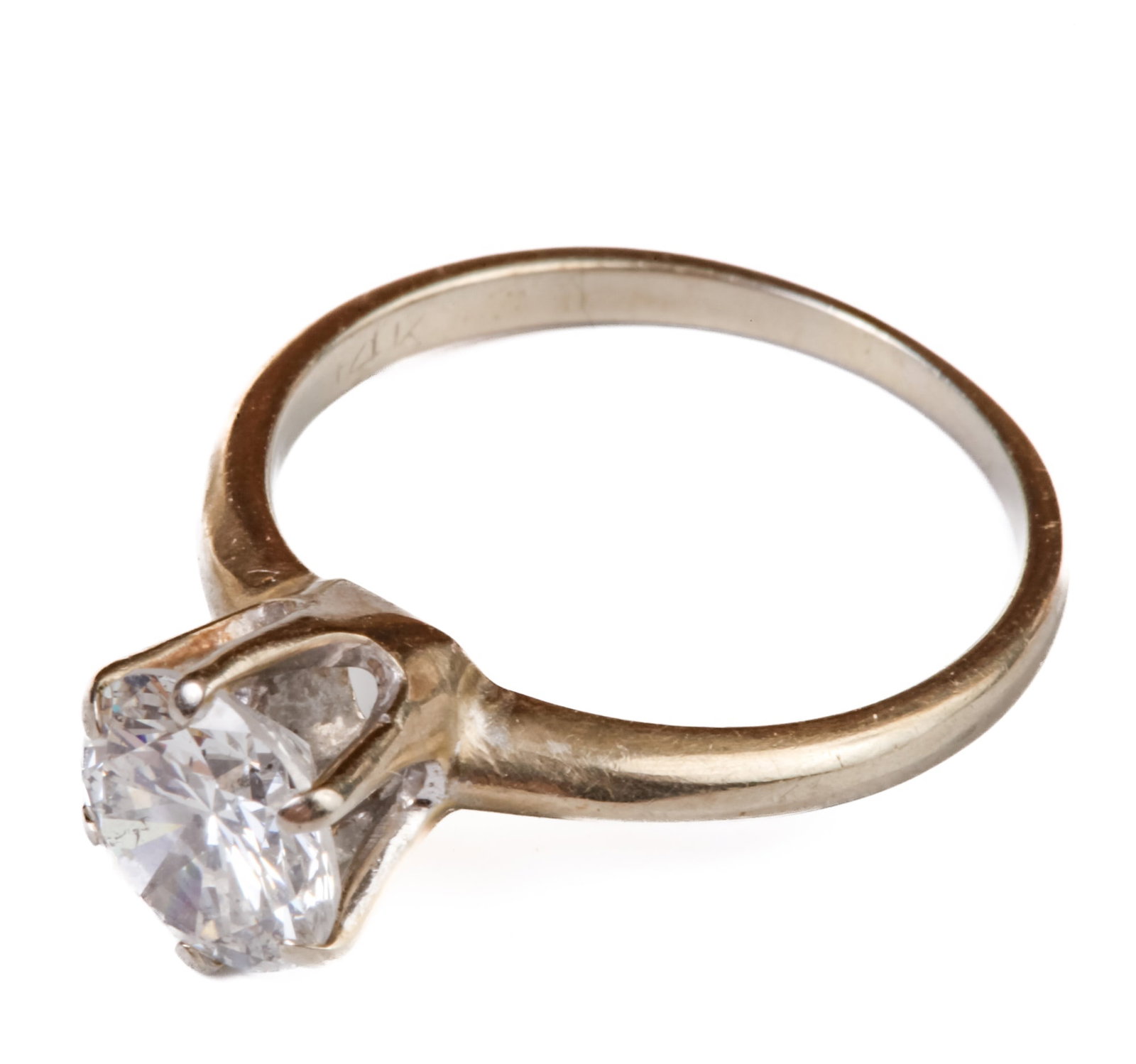 14k GOLD 1 1/2 CARAT DIAMOND ENGAGEMENT RING (1 of 10)