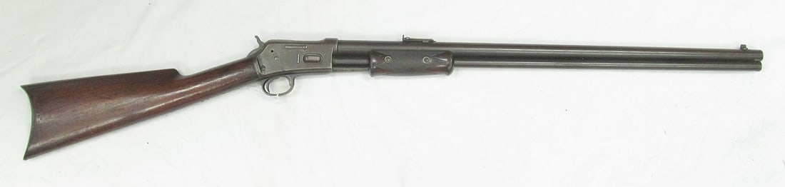 COLT LIGHTNING MEDIUM FRAME 44: sn 2866, 1886 Colt Lightning Medium Frame .44 CLMR slide-action rifle. Barrel address reads Colt's PTF A MFG Co Hartford CT. USA +Elliot's Patents May 29. 1888. Sept. 18.1883+" Barrel shank marked| "4