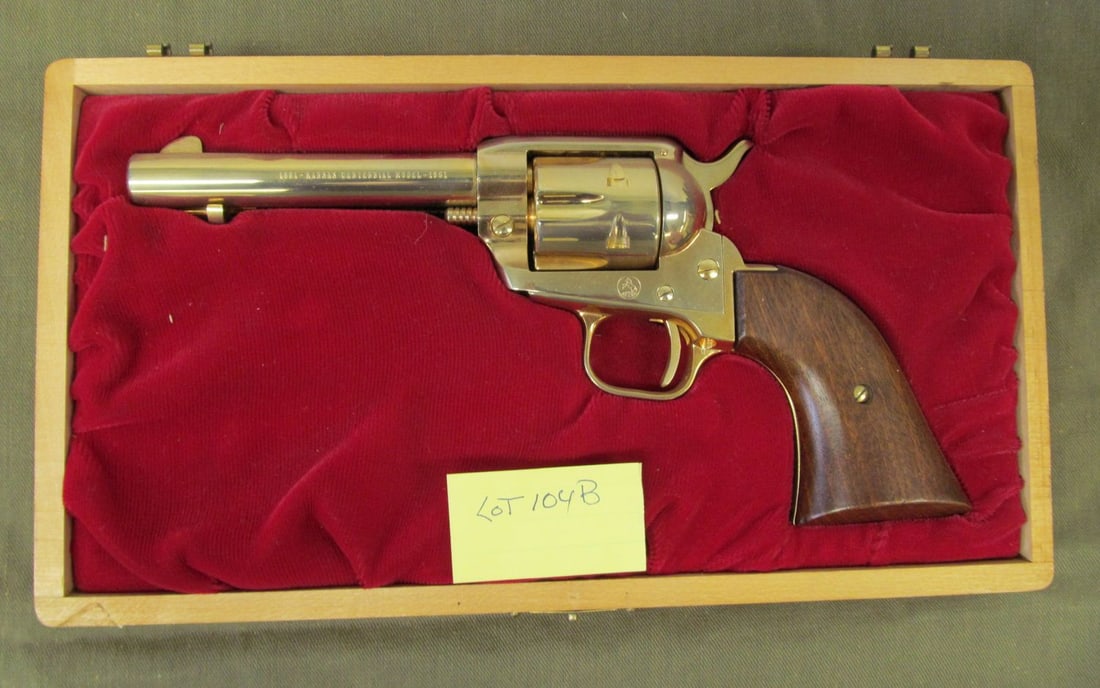 COLT COMMEMORATIVE 22LR – KANSAS: sn 4805G, Centennial Model 1961